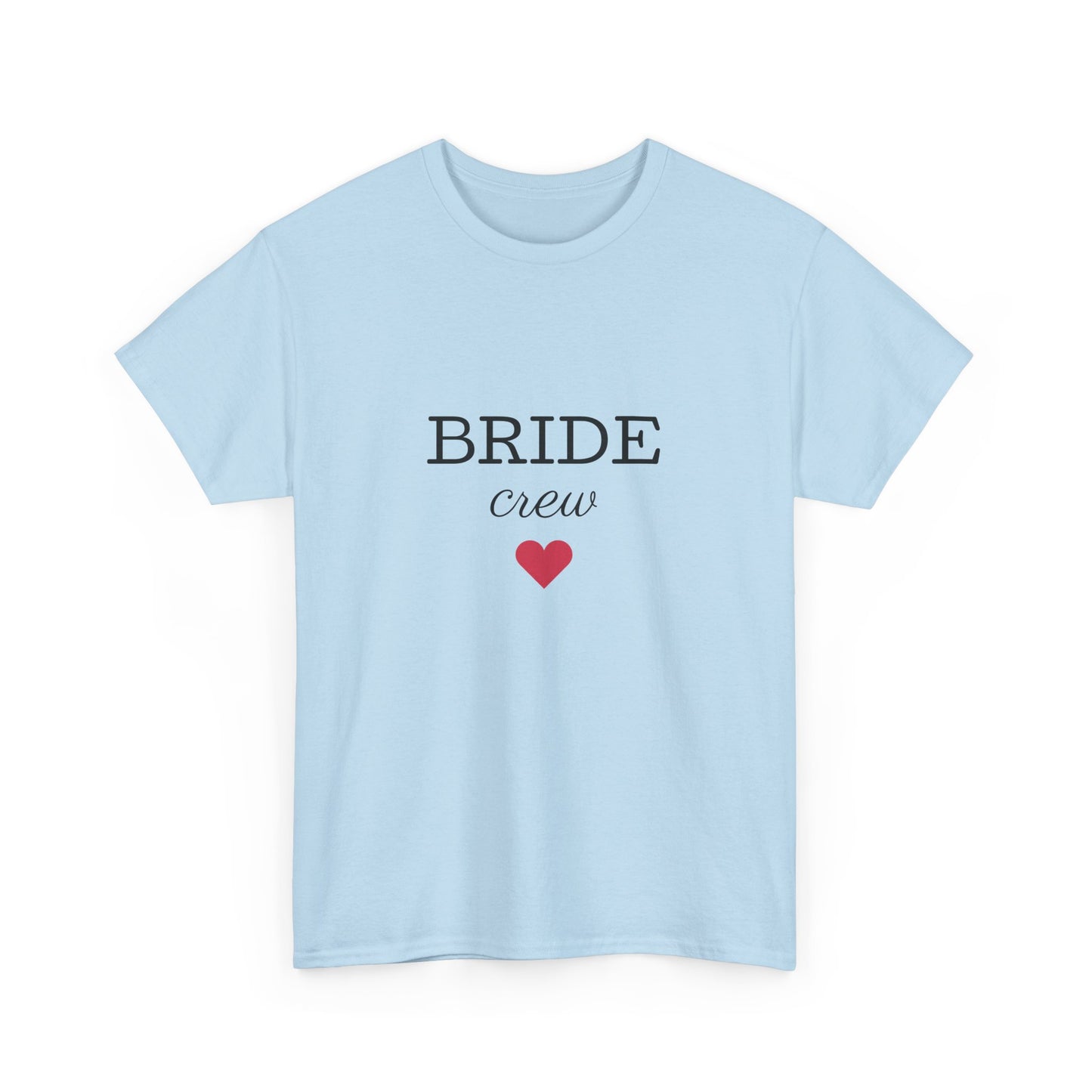 Bride Crew Unisex-T-Shirt aus schwerer Baumwolle – Perfekt für Brautpartys