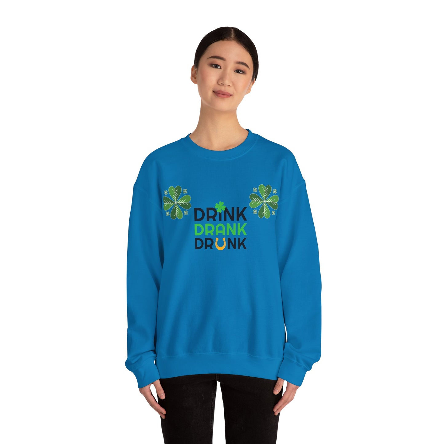 St. Patricks Day Getränk Crewneck Sweatshirt
