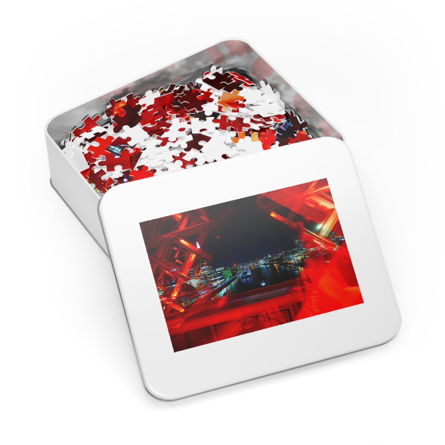 London Skyline Night Scape Jigsaw Puzzle