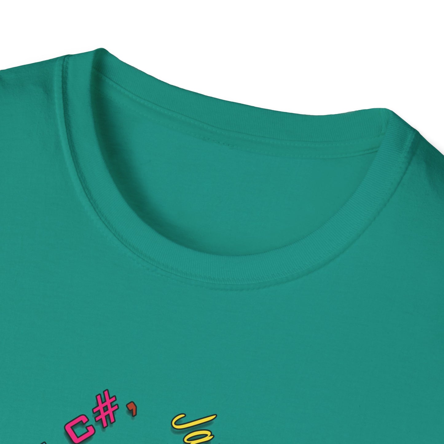 Unisex-T-Shirt für Musikliebhaber mit Gitarre – Coding in C#, Jamming in E-Moll-Design