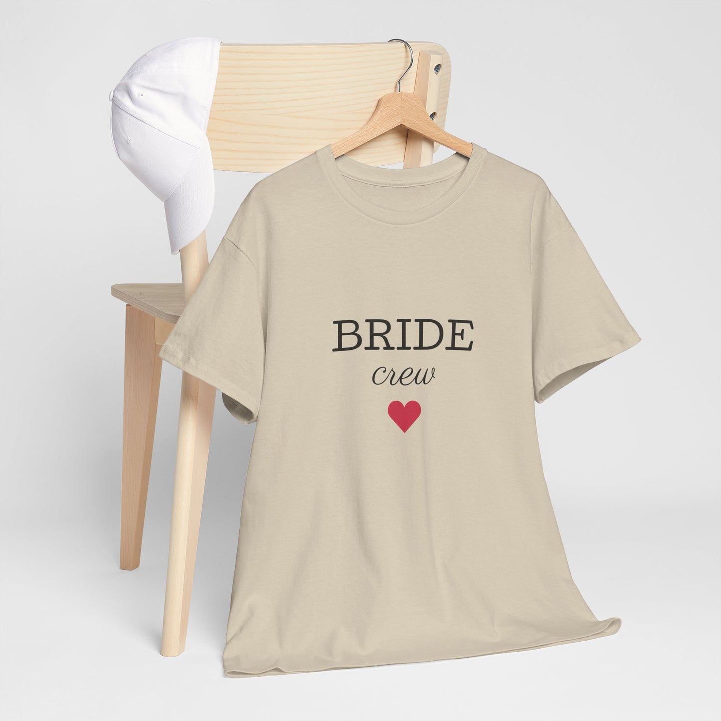 Bride Crew Unisex-T-Shirt aus schwerer Baumwolle – Perfekt für Brautpartys