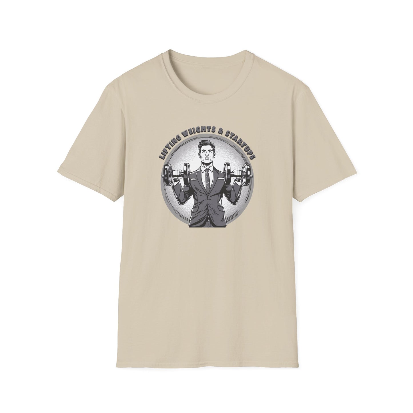 T-Shirt für Fitnessstudio-Liebhaber - Gewichtheben & Startups