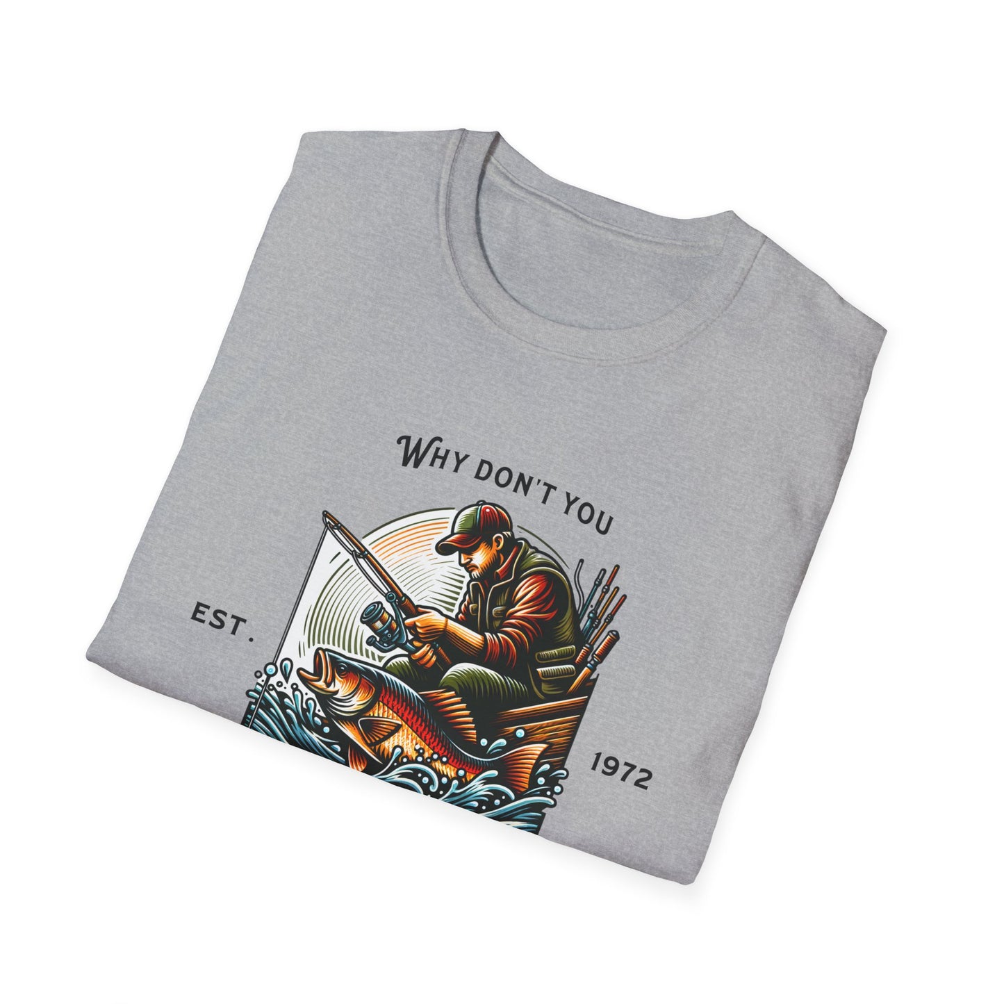 T-Shirt mit Grafik für Fischer – „Check Out My Flies“ Outdoor-T-Shirt