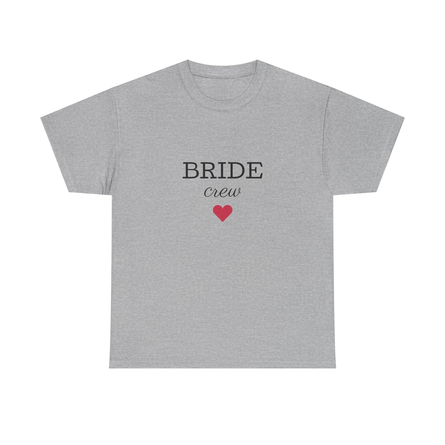 Bride Crew Unisex-T-Shirt aus schwerer Baumwolle – Perfekt für Brautpartys
