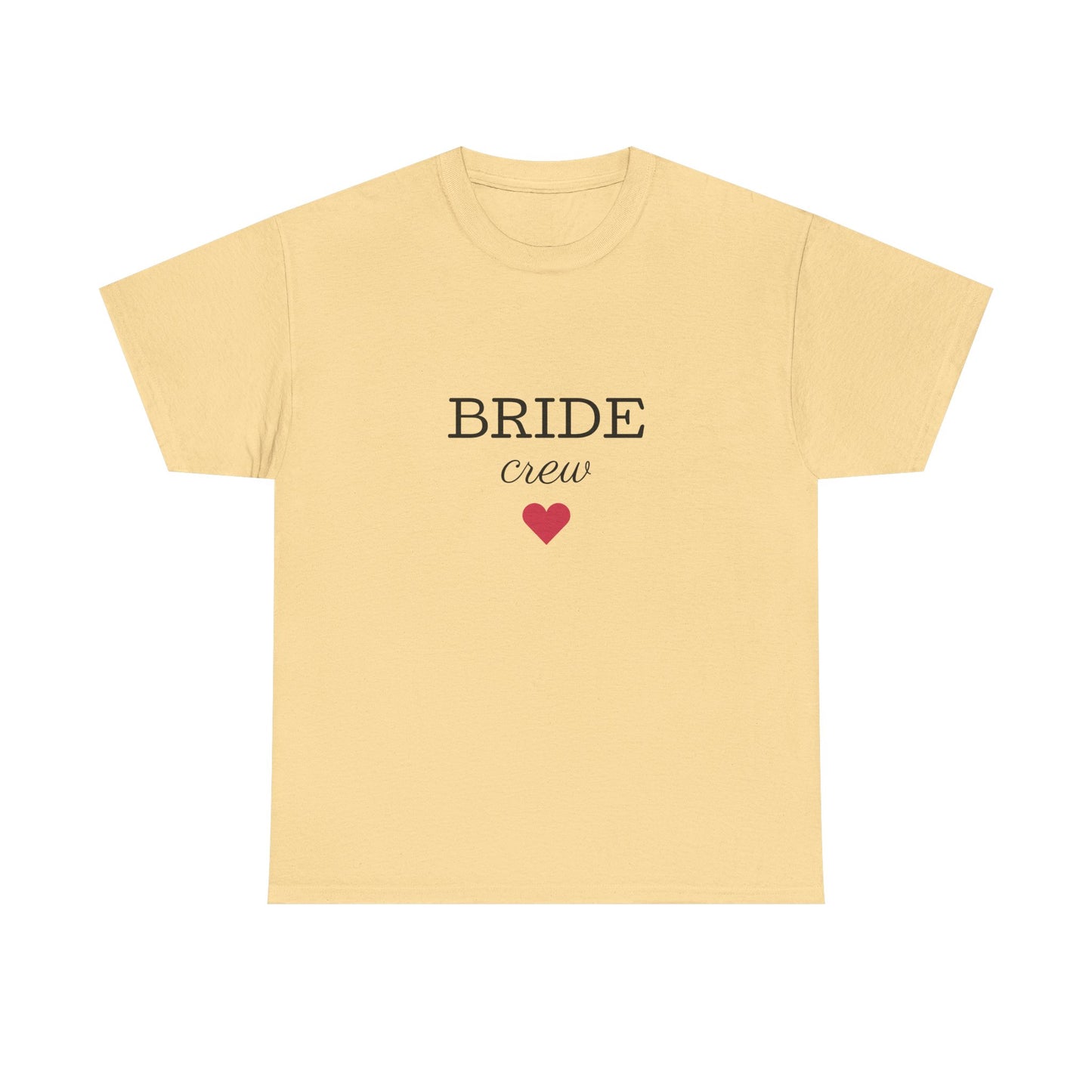 Bride Crew Unisex-T-Shirt aus schwerer Baumwolle – Perfekt für Brautpartys