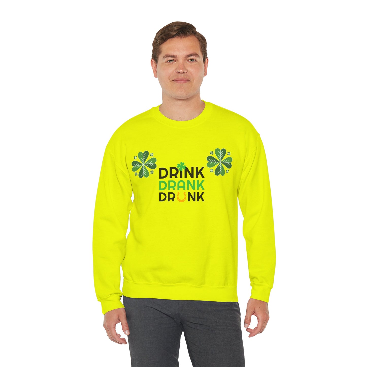 St. Patricks Day Getränk Crewneck Sweatshirt