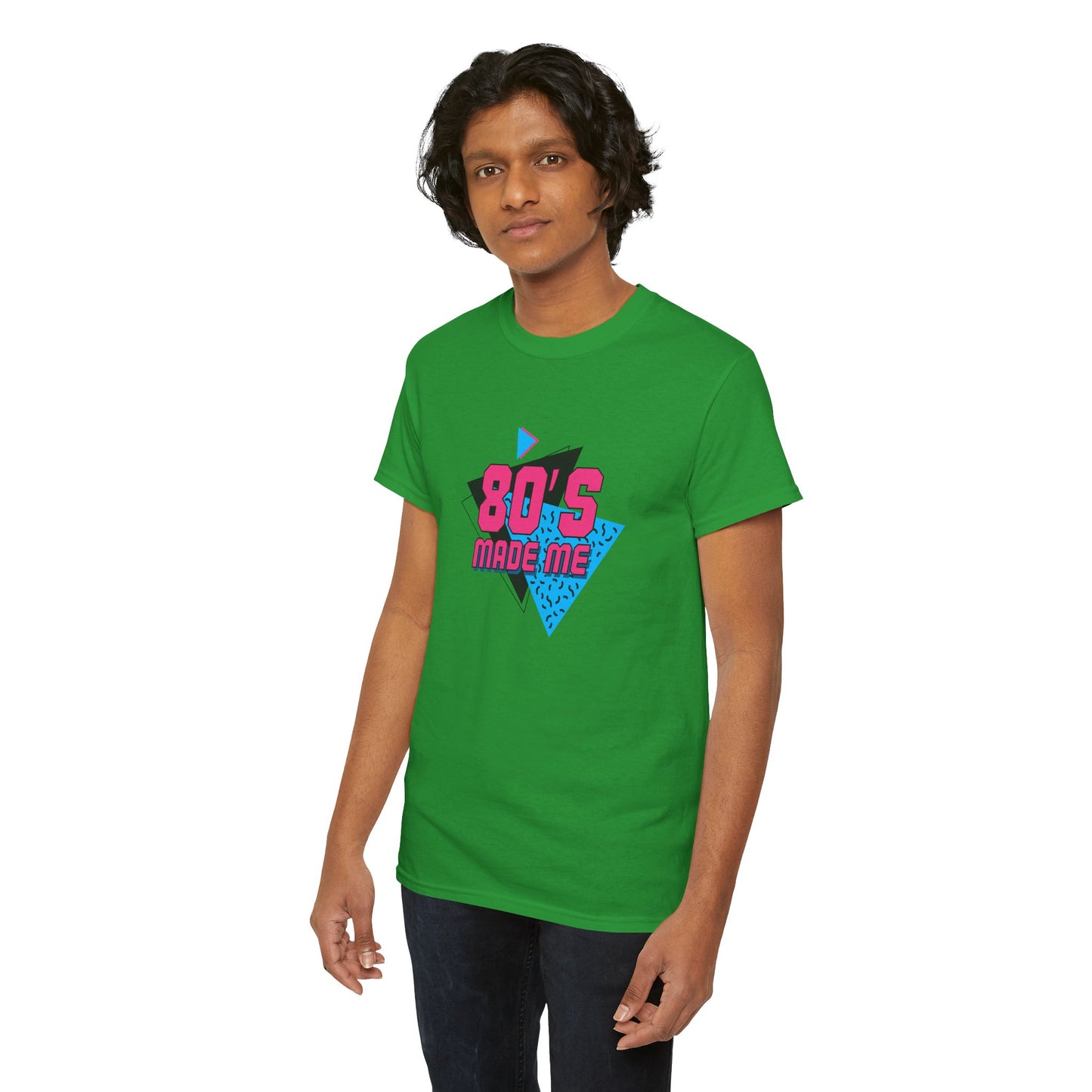 Retro 80er Jahre inspiriertes Unisex-T-Shirt aus schwerer Baumwolle - Perfekt für Nostalgieliebhaber