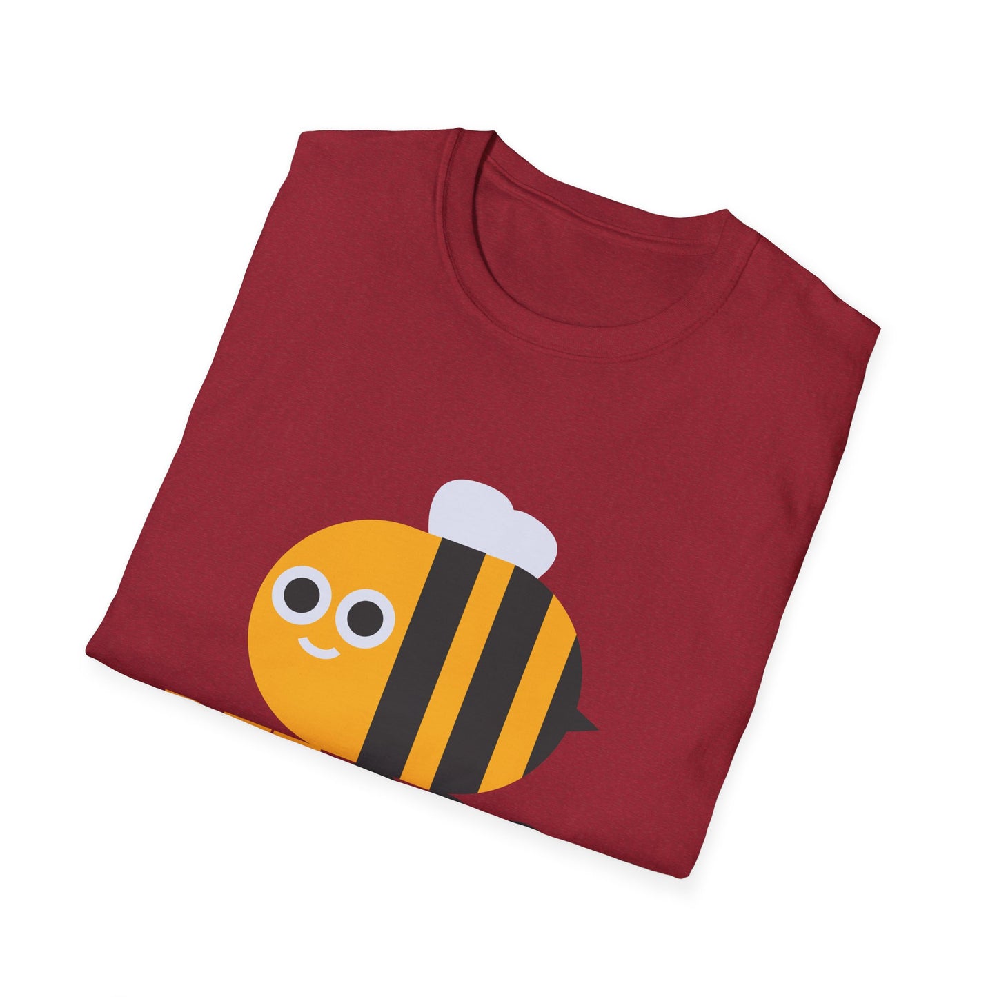 Bee Cool Unisex Softstyle T-Shirt - Lustiges und verspieltes Bienendesign