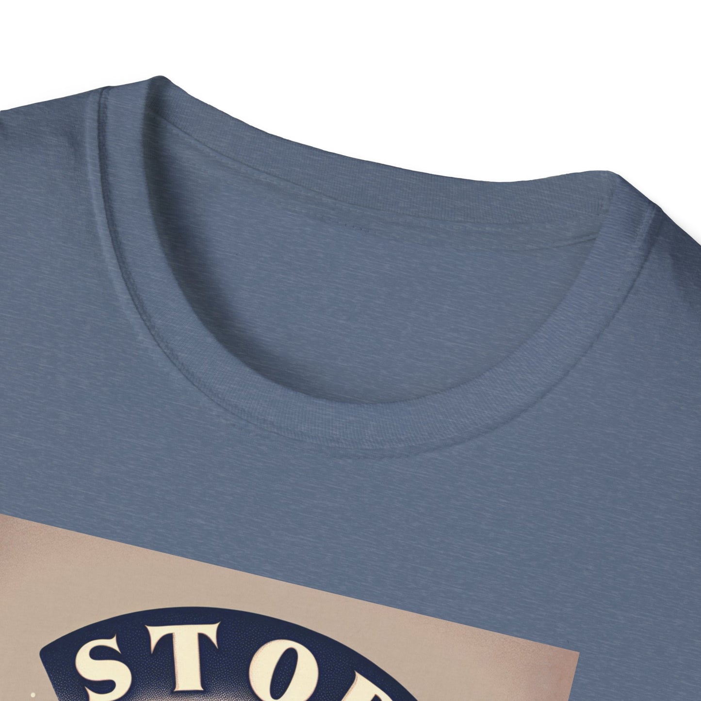 Stop! I Want a Brew T-Shirt – Lustiges Tee- und Kaffeeliebhaber-T-Shirt – Unisex Softstyle T-Shirt