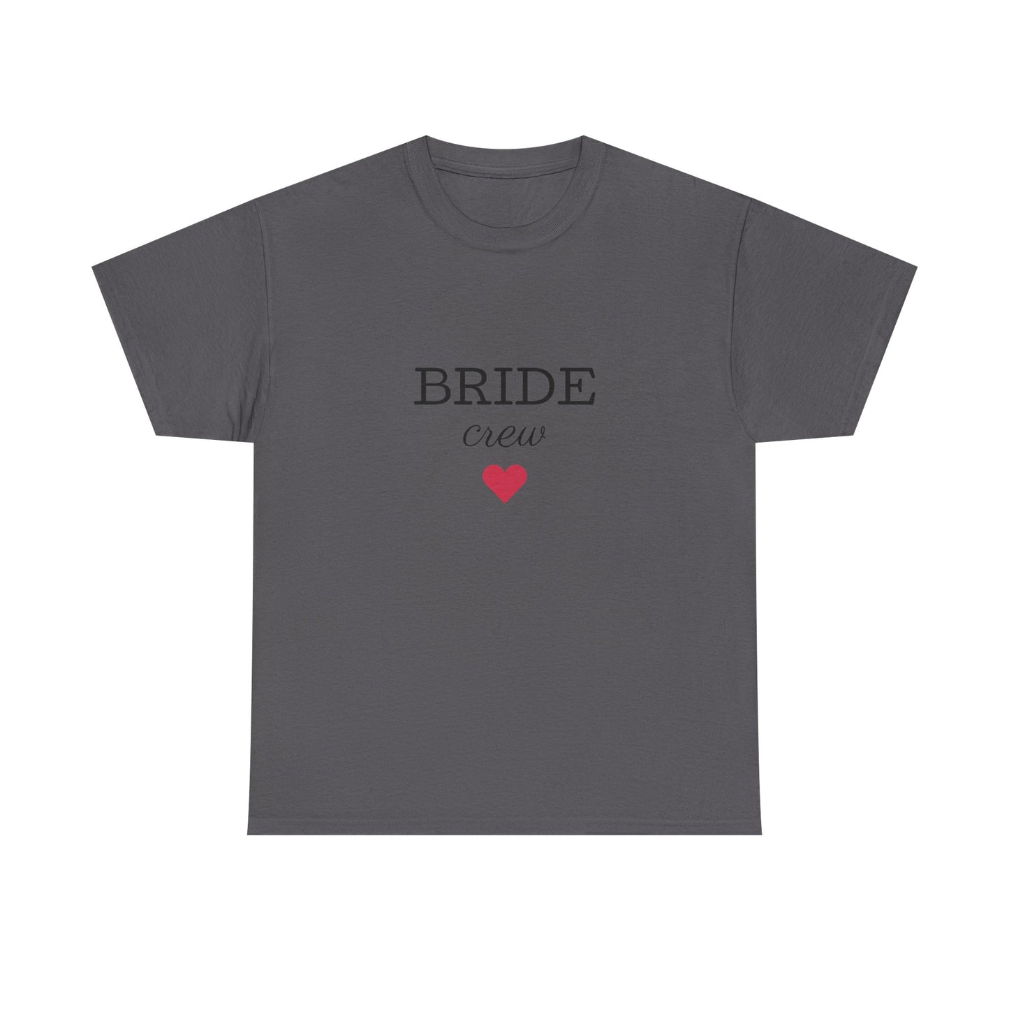 Bride Crew Unisex-T-Shirt aus schwerer Baumwolle – Perfekt für Brautpartys
