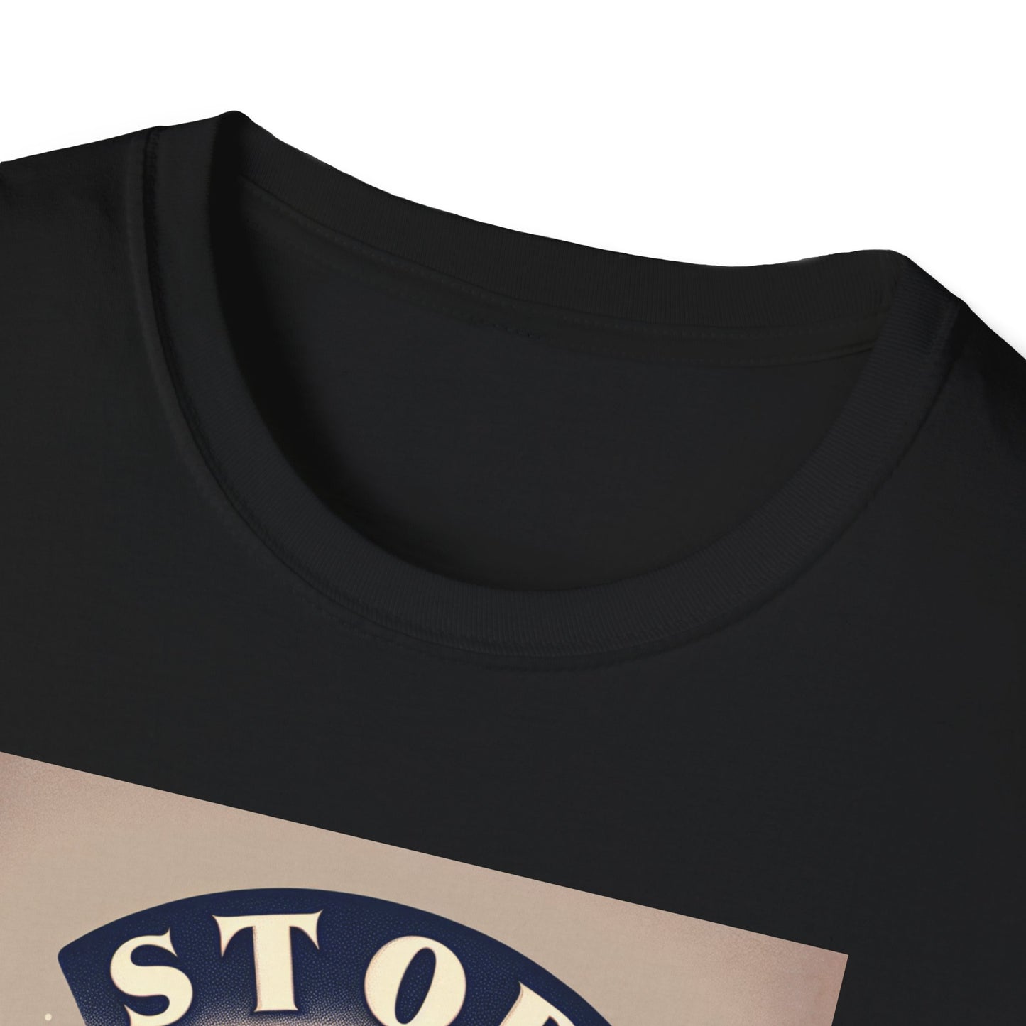 Stop! I Want a Brew T-Shirt – Lustiges Tee- und Kaffeeliebhaber-T-Shirt – Unisex Softstyle T-Shirt