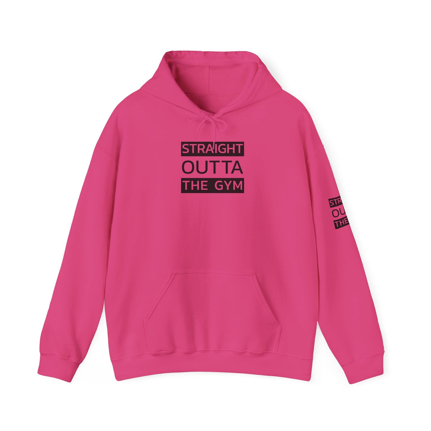 Straight Outta The Gym Unisex Heavy Blend™ Hoodie - Fitness-Motivations-Sweatshirt