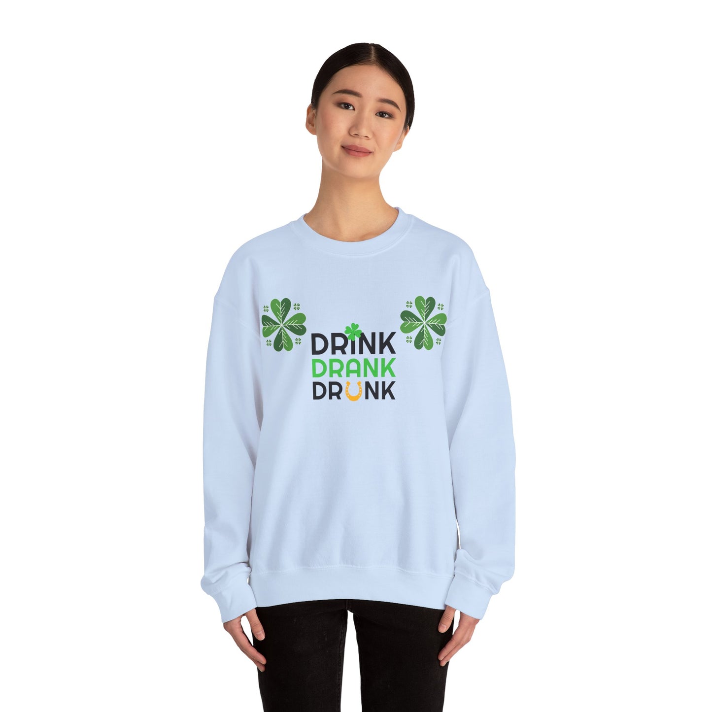 St. Patricks Day Getränk Crewneck Sweatshirt