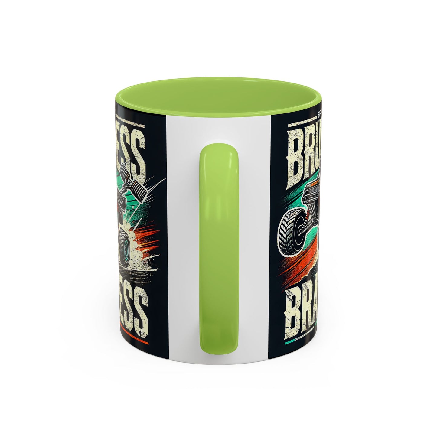 Tasse à café décorative pour passionnés de tout-terrain - Design sans balais et sans cervelle