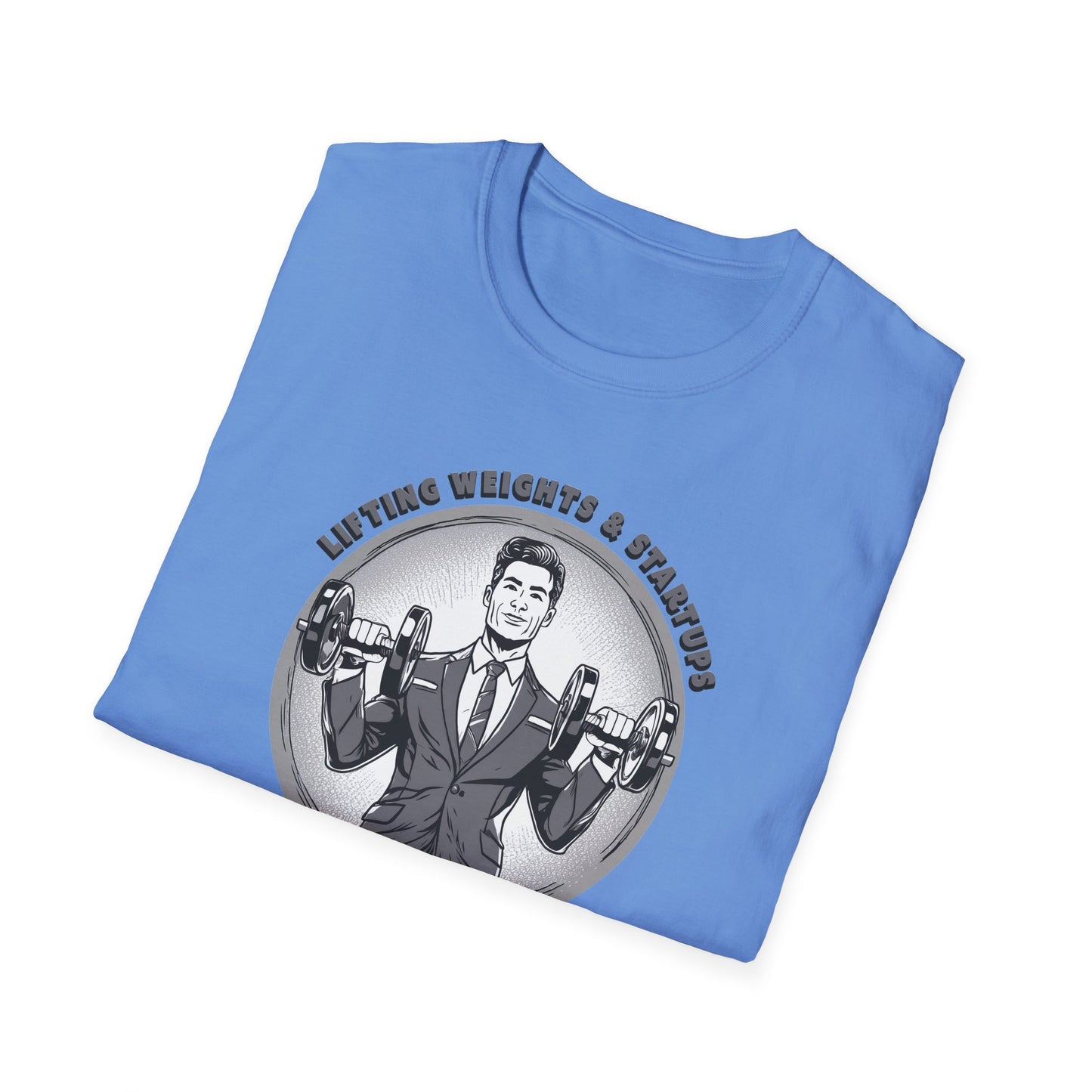 T-Shirt für Fitnessstudio-Liebhaber - Gewichtheben & Startups