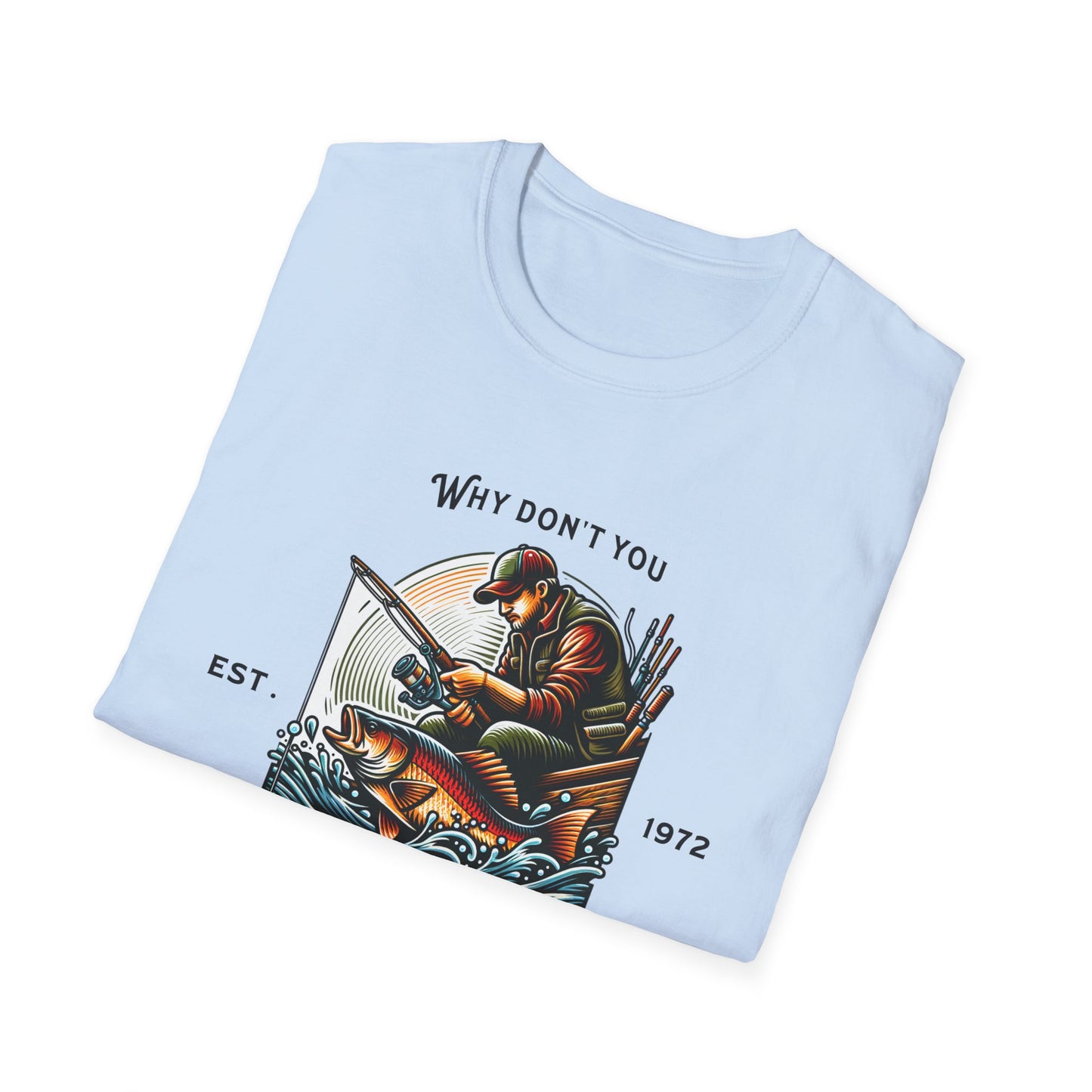 T-Shirt mit Grafik für Fischer – „Check Out My Flies“ Outdoor-T-Shirt