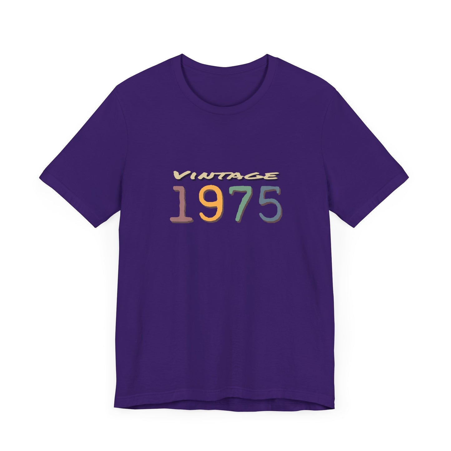 Vintage 1975 Unisex T-Shirt - Retro Grafik T-Shirt