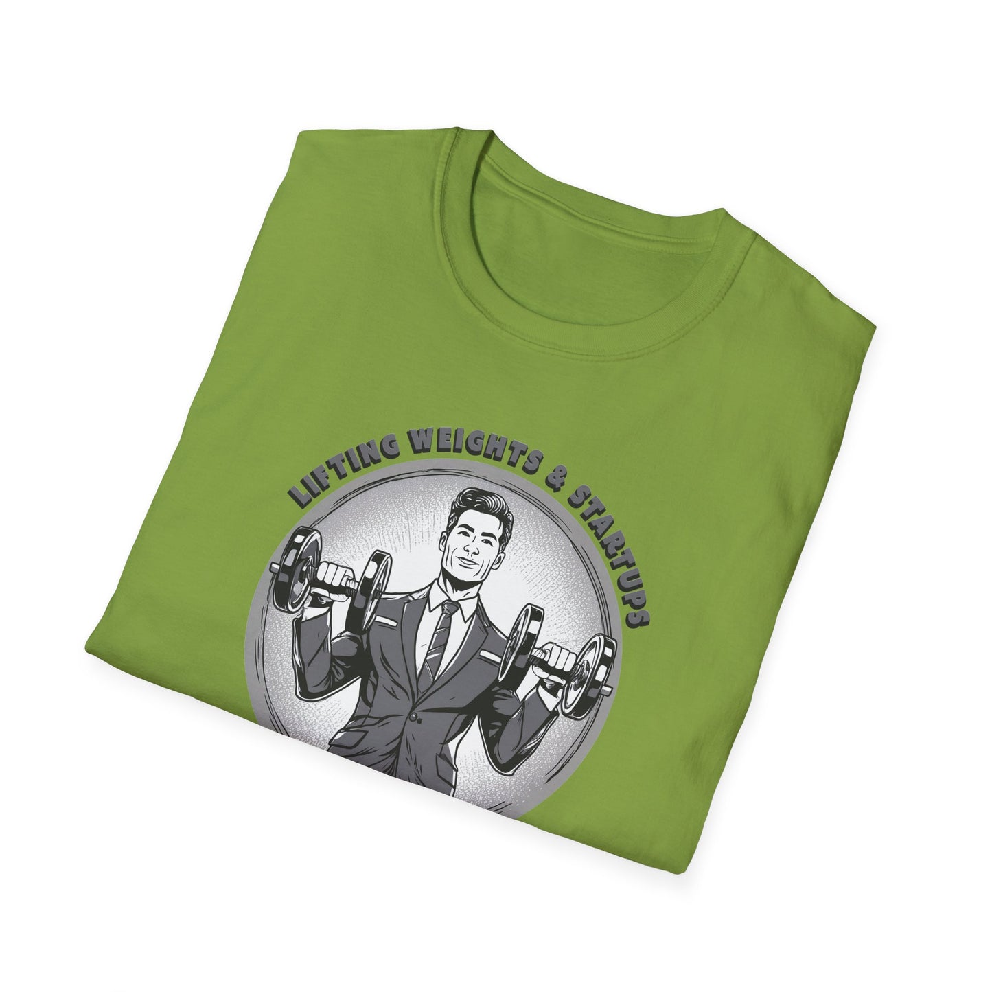 T-Shirt für Fitnessstudio-Liebhaber - Gewichtheben & Startups