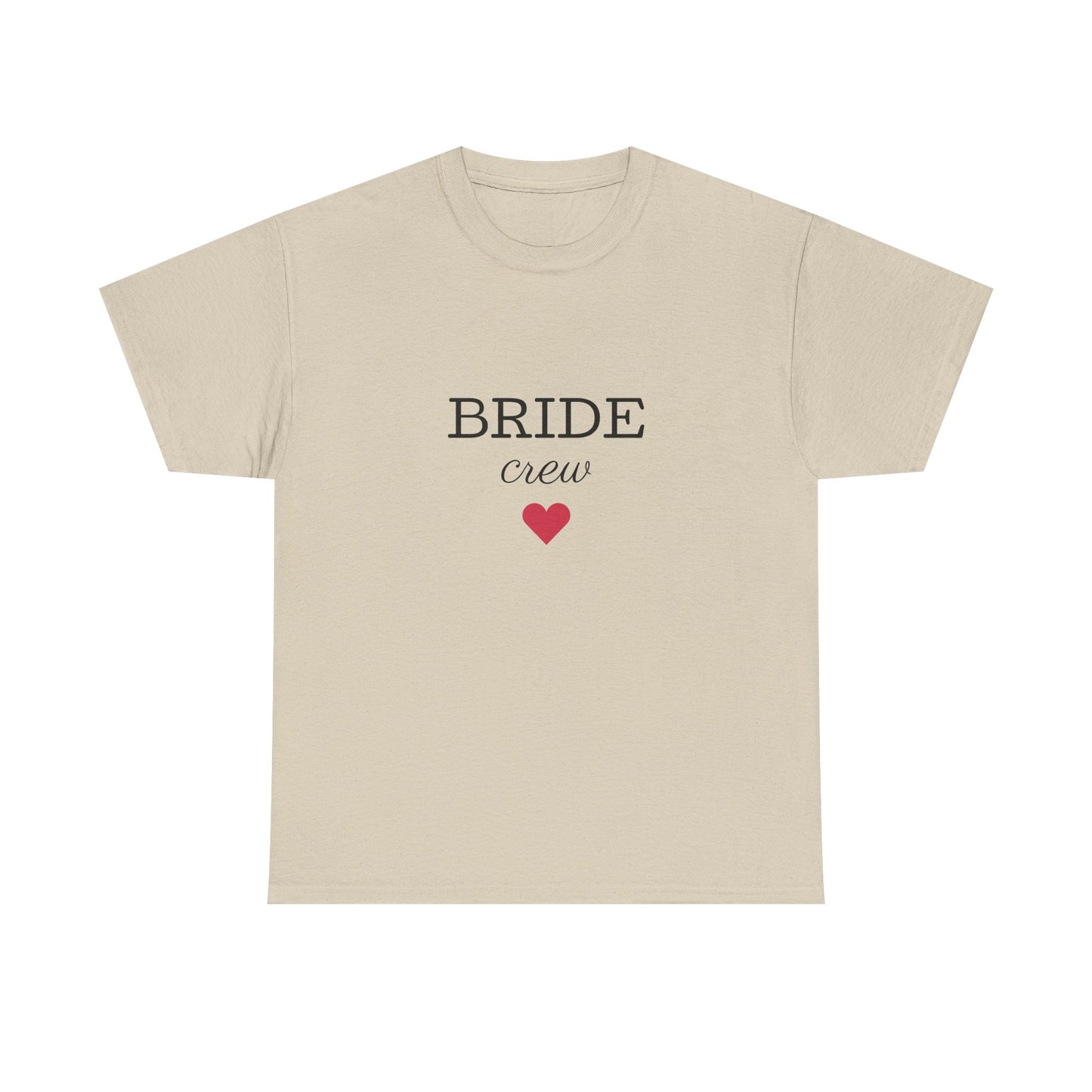 Bride Crew Unisex-T-Shirt aus schwerer Baumwolle – Perfekt für Brautpartys
