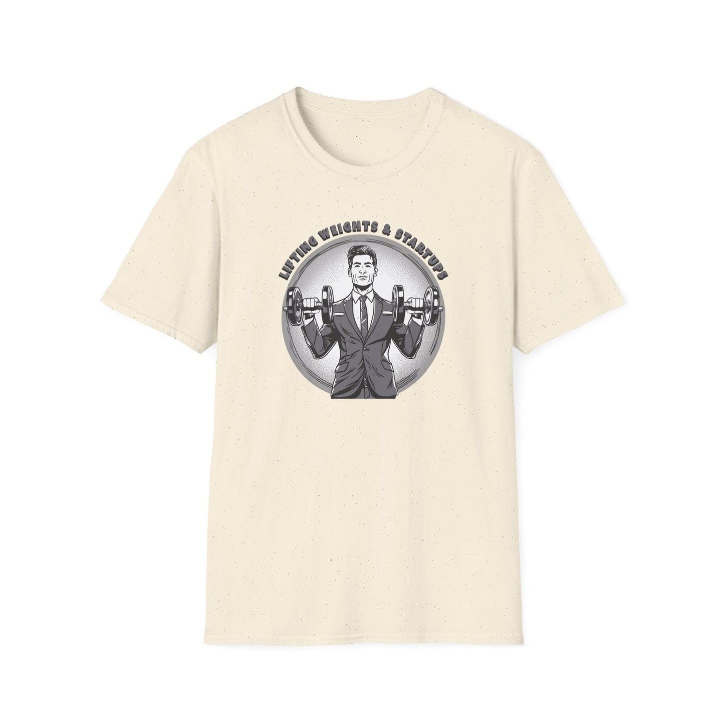 T-Shirt für Fitnessstudio-Liebhaber - Gewichtheben & Startups