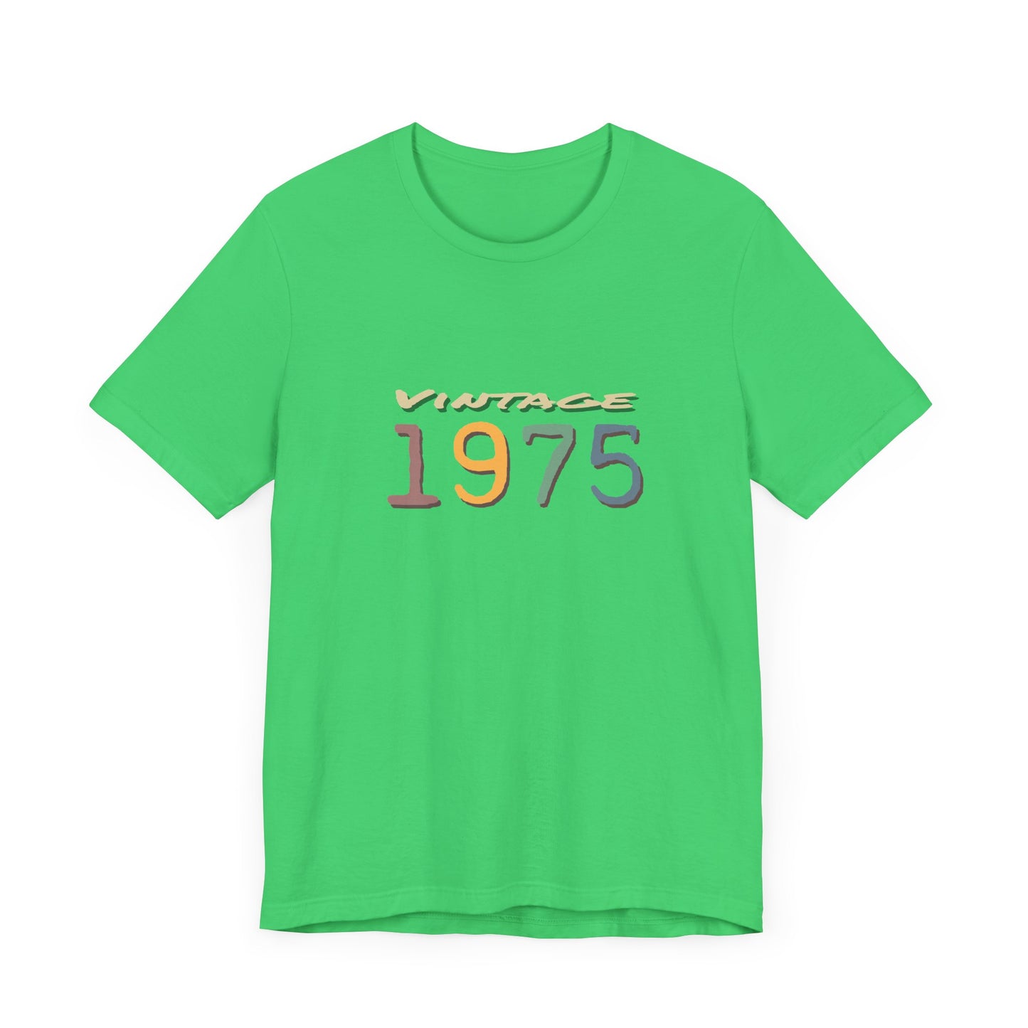Vintage 1975 Unisex T-Shirt - Retro Grafik T-Shirt