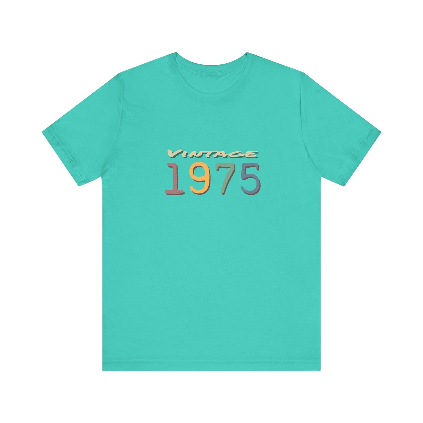 Vintage 1975 Unisex T-Shirt - Retro Grafik T-Shirt