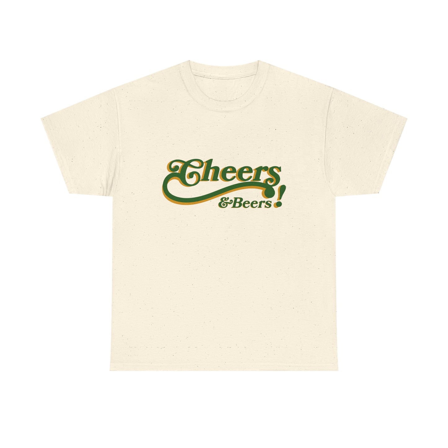 Cheers & Beers Unisex-T-Shirt aus schwerer Baumwolle – Perfekt für Feiern und zwanglose Ausflüge