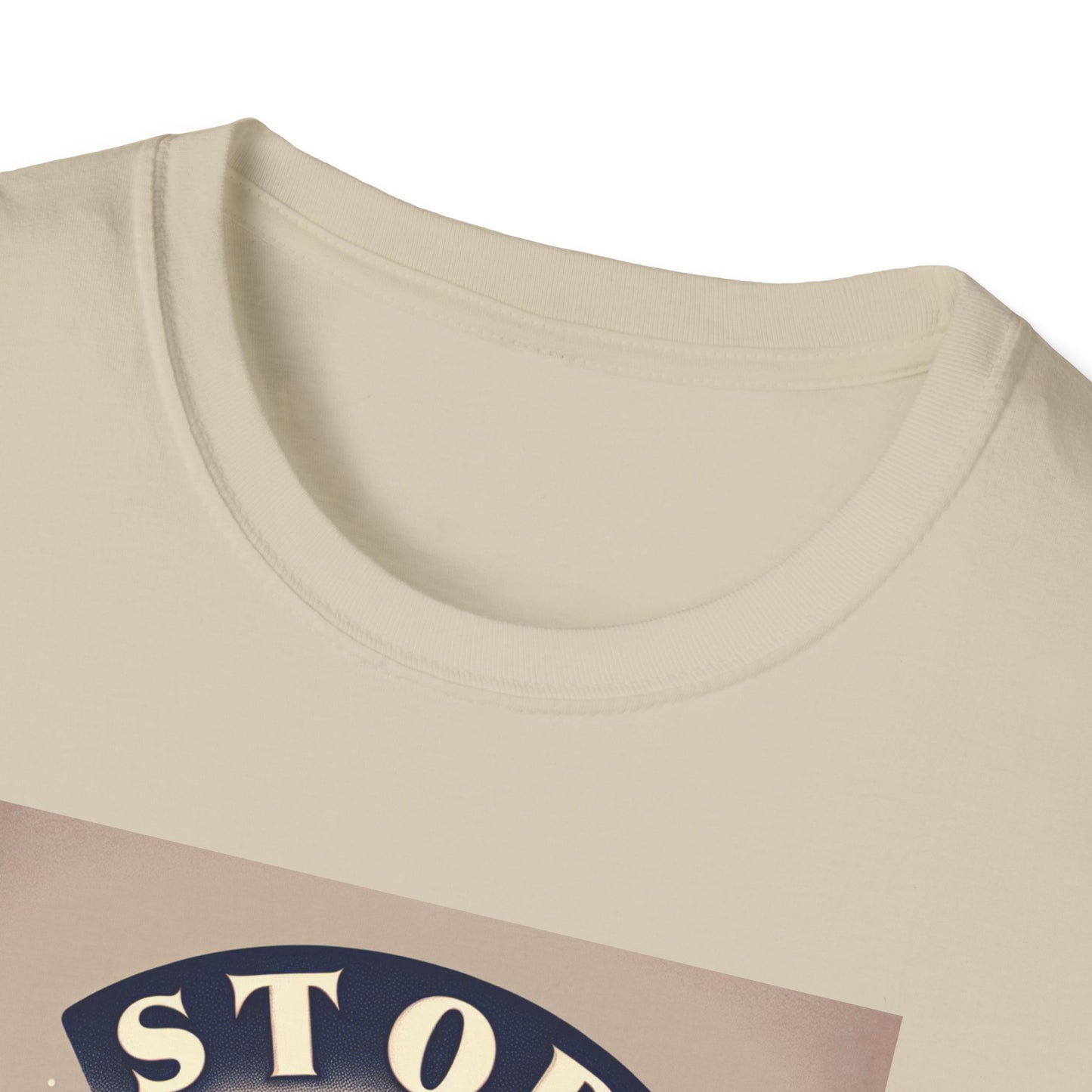 Stop! I Want a Brew T-Shirt – Lustiges Tee- und Kaffeeliebhaber-T-Shirt – Unisex Softstyle T-Shirt