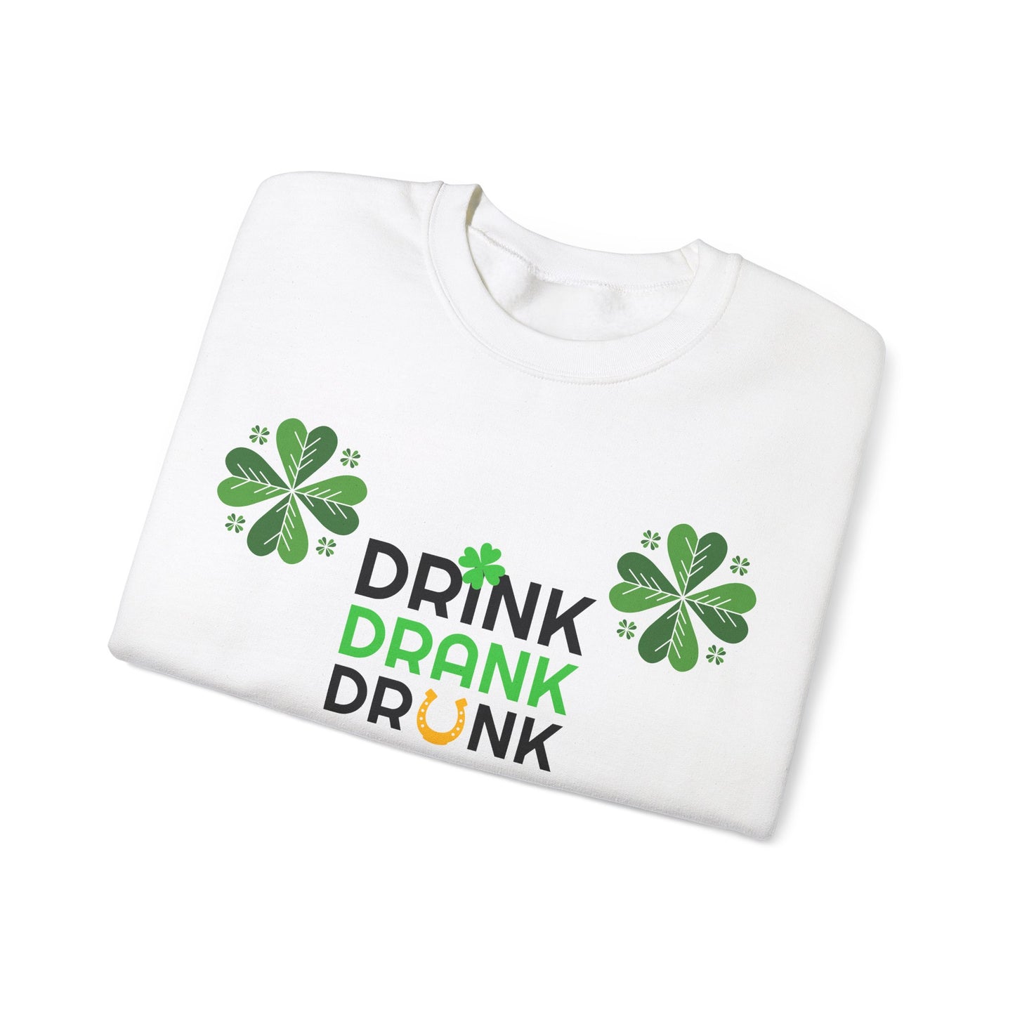 St. Patricks Day Getränk Crewneck Sweatshirt