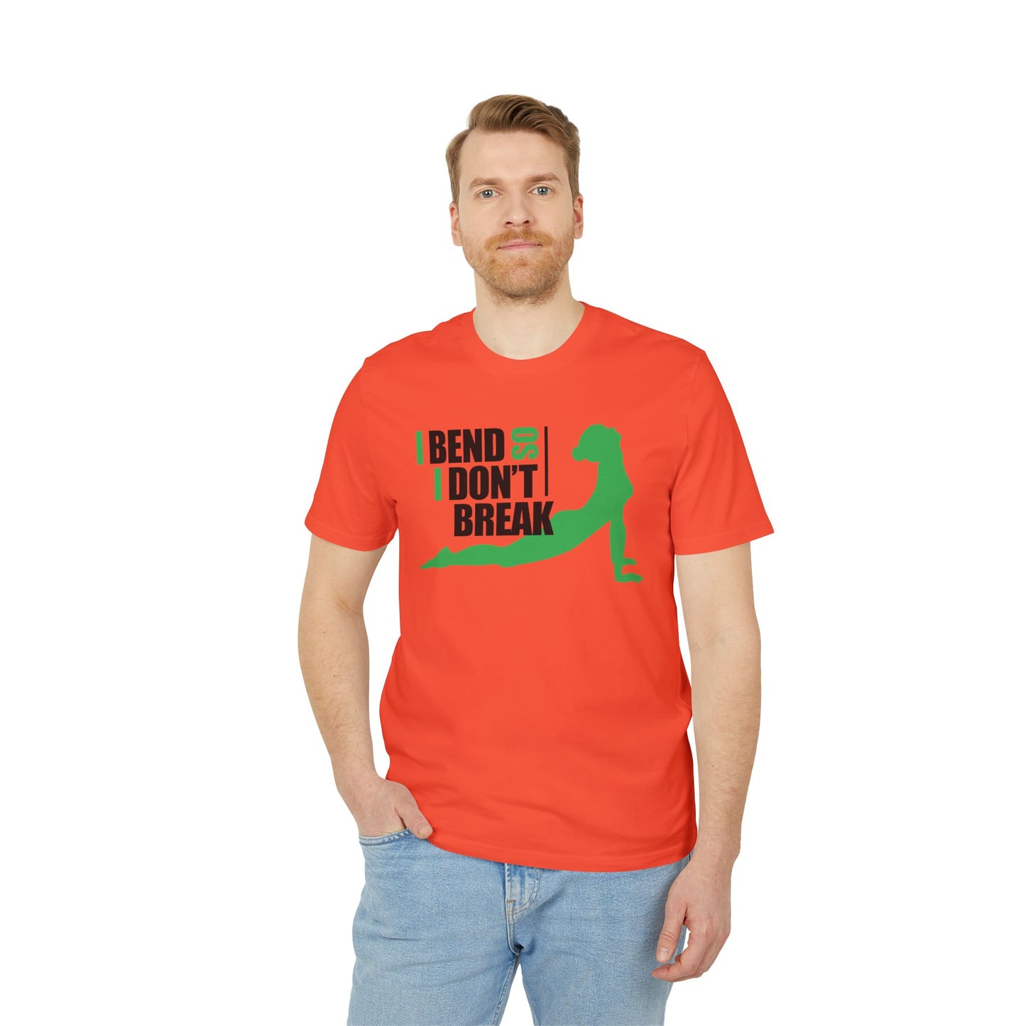 T-shirt de yoga - Je me penche pour ne pas me casser T-shirt unisexe