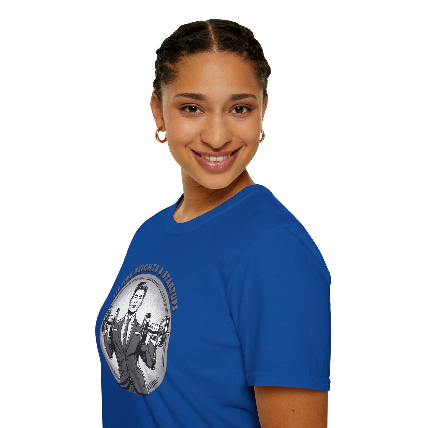 T-Shirt für Fitnessstudio-Liebhaber - Gewichtheben & Startups