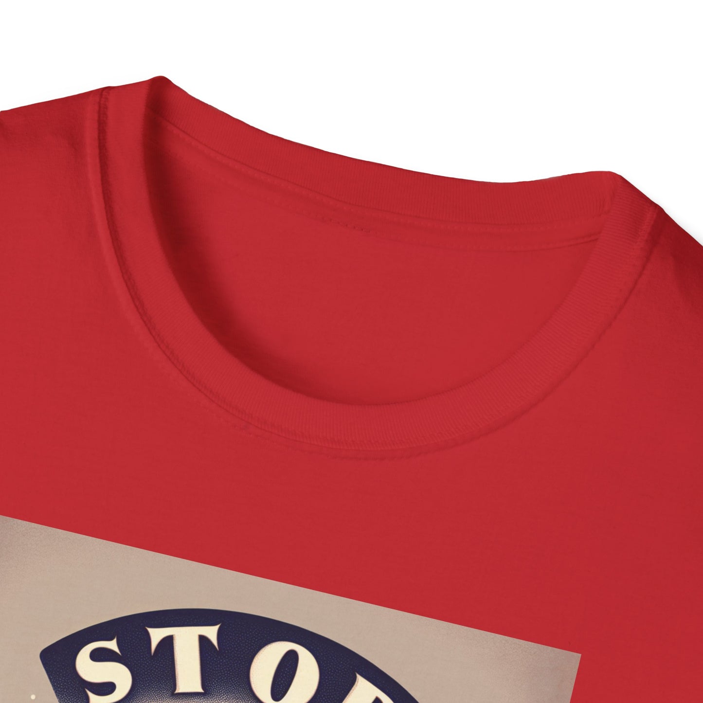 Stop! I Want a Brew T-Shirt – Lustiges Tee- und Kaffeeliebhaber-T-Shirt – Unisex Softstyle T-Shirt