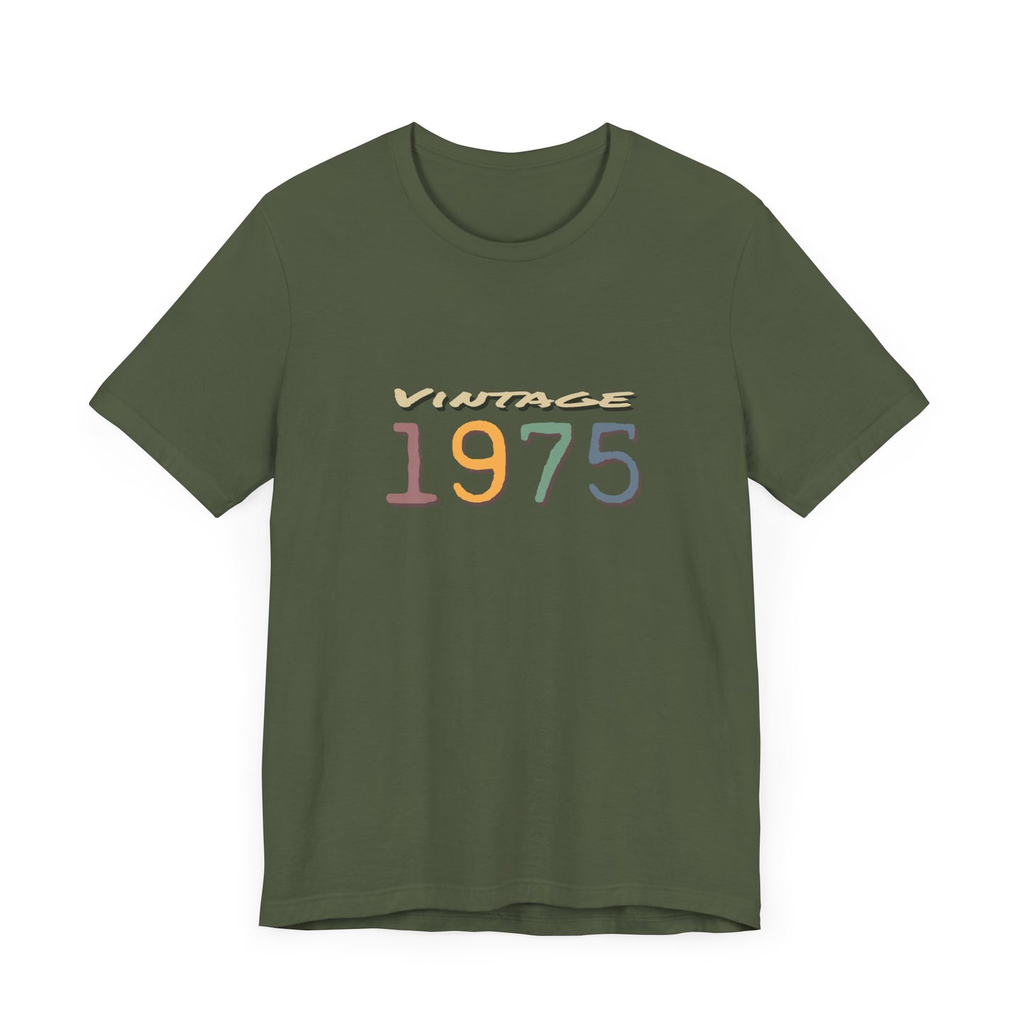 Vintage 1975 Unisex T-Shirt - Retro Grafik T-Shirt