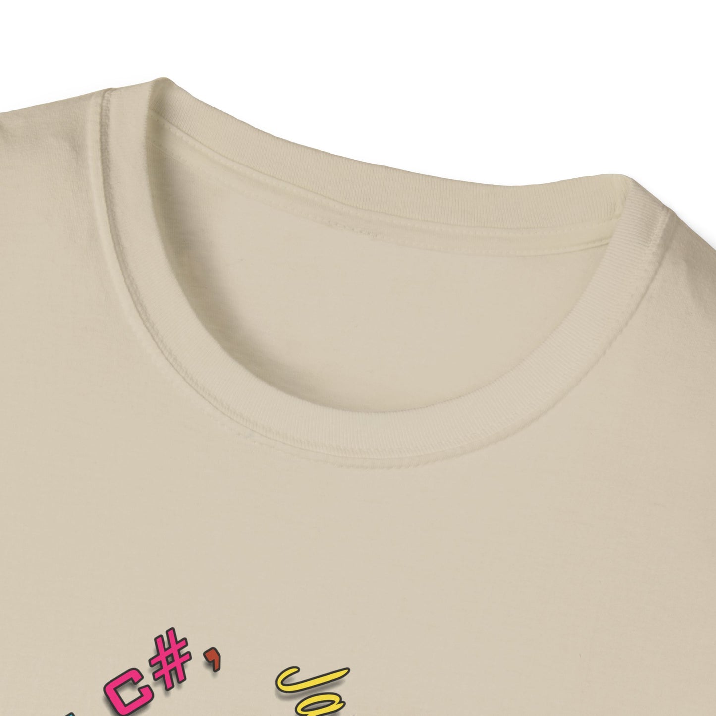 Unisex-T-Shirt für Musikliebhaber mit Gitarre – Coding in C#, Jamming in E-Moll-Design