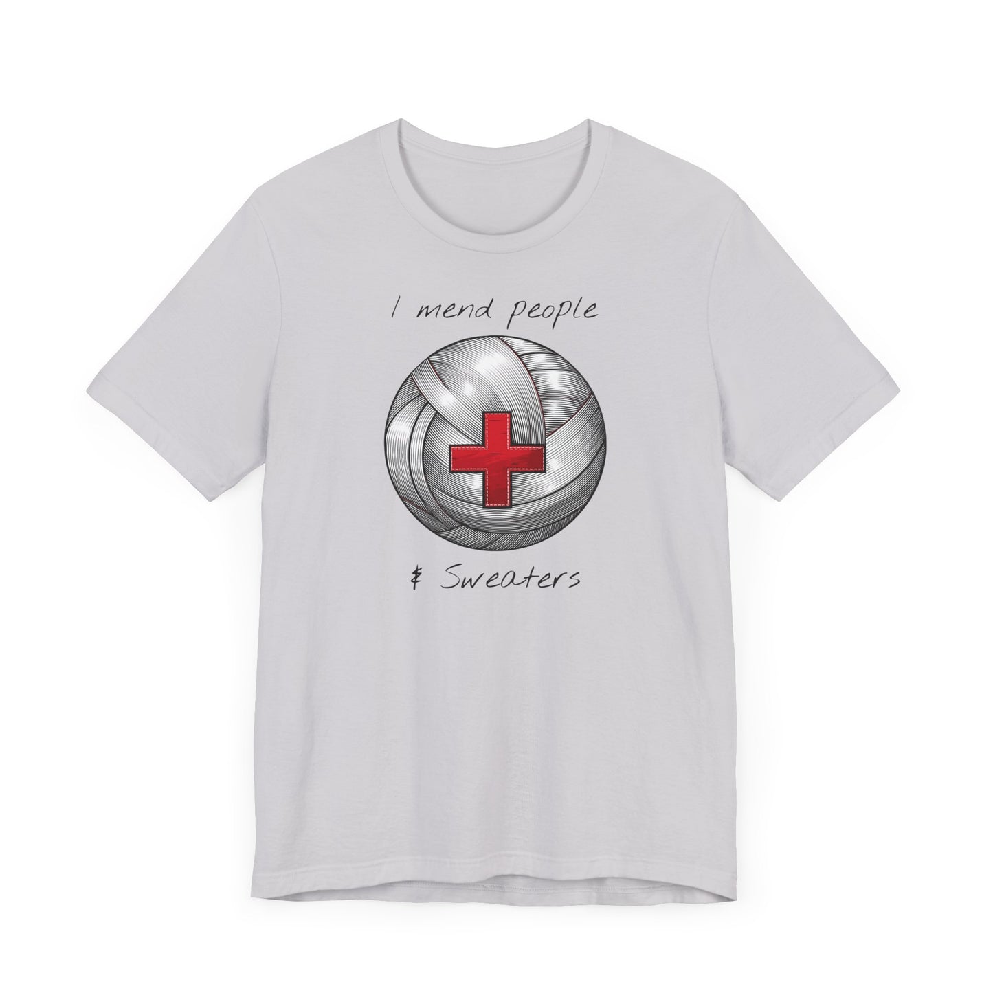 Krankenschwester Strick-T-Shirt - Unisex Jersey
