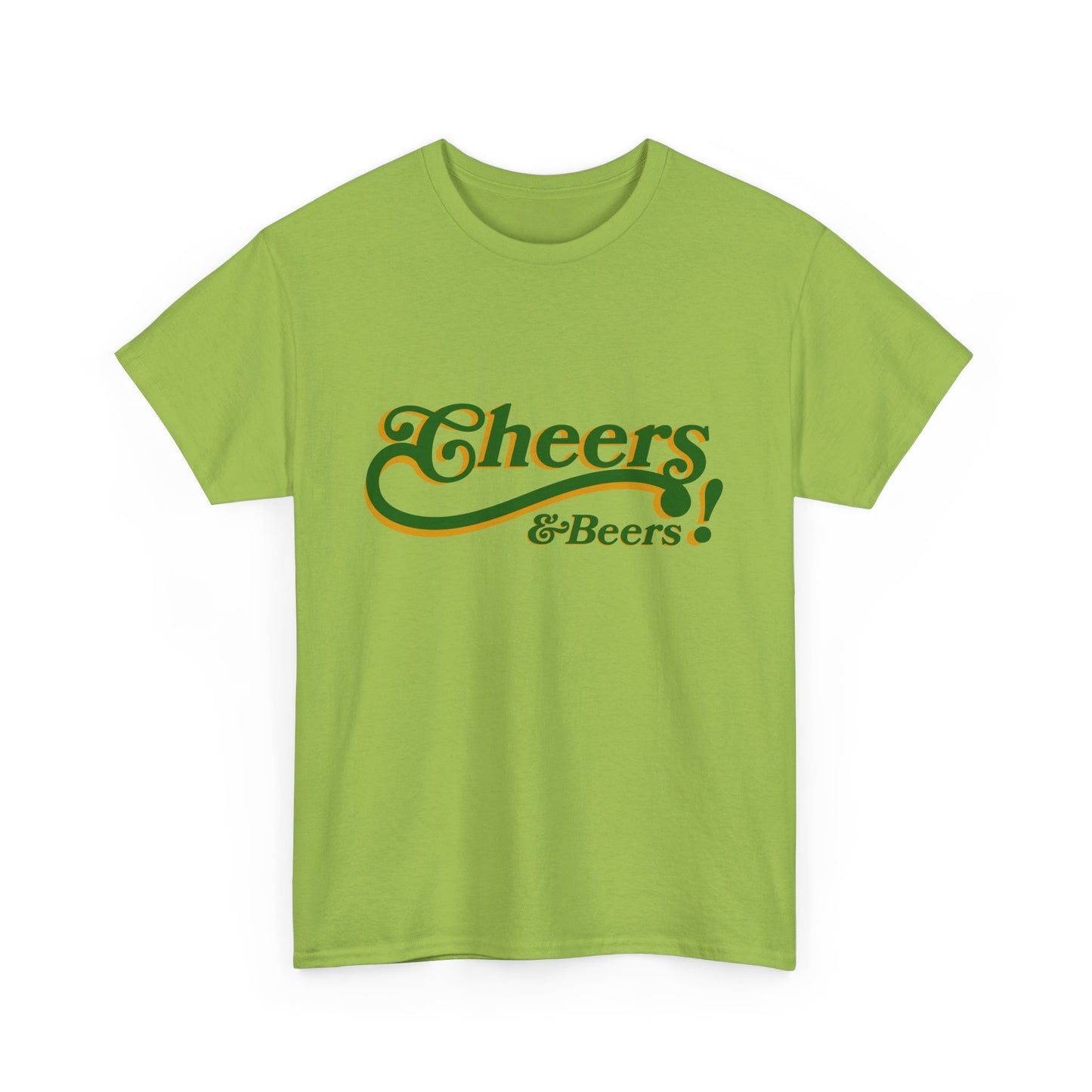 Cheers & Beers Unisex-T-Shirt aus schwerer Baumwolle – Perfekt für Feiern und zwanglose Ausflüge