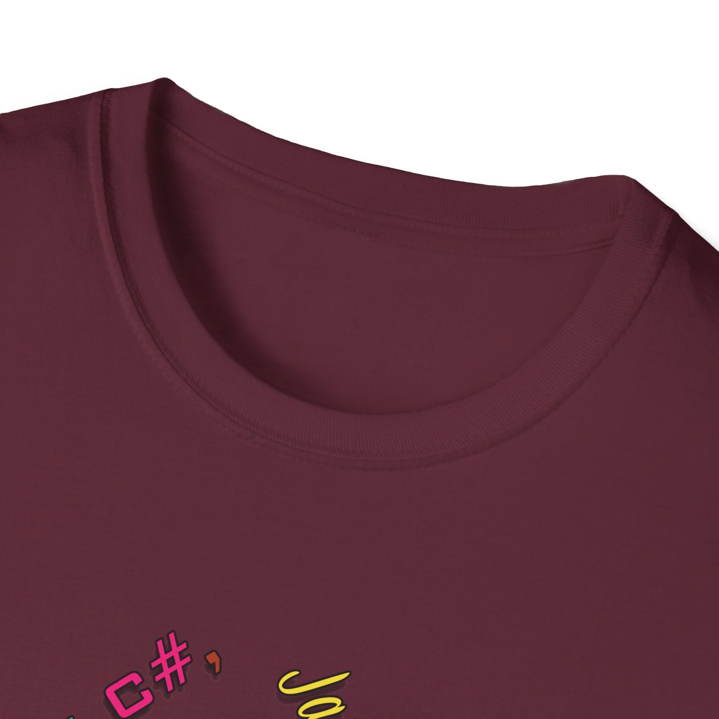 Unisex-T-Shirt für Musikliebhaber mit Gitarre – Coding in C#, Jamming in E-Moll-Design
