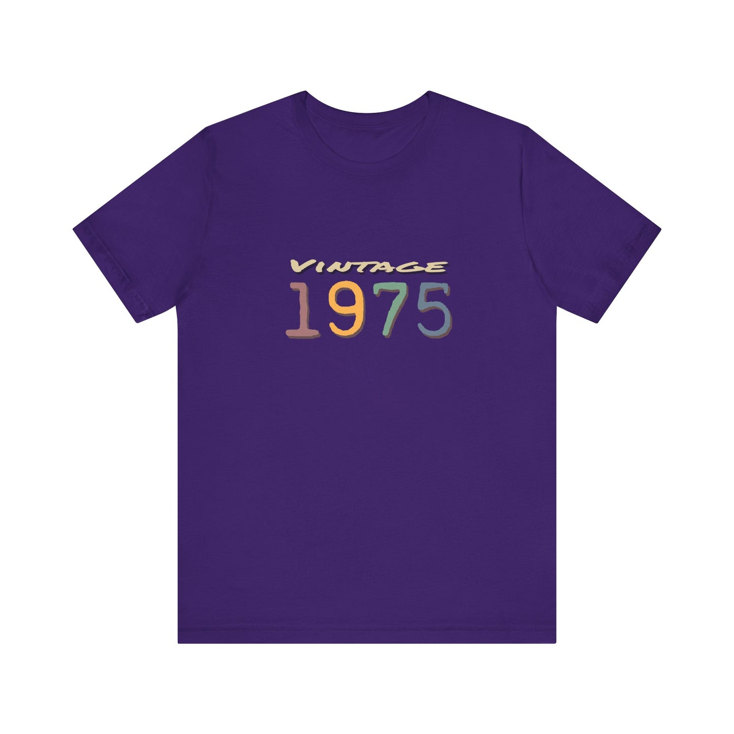 Vintage 1975 Unisex T-Shirt - Retro Grafik T-Shirt