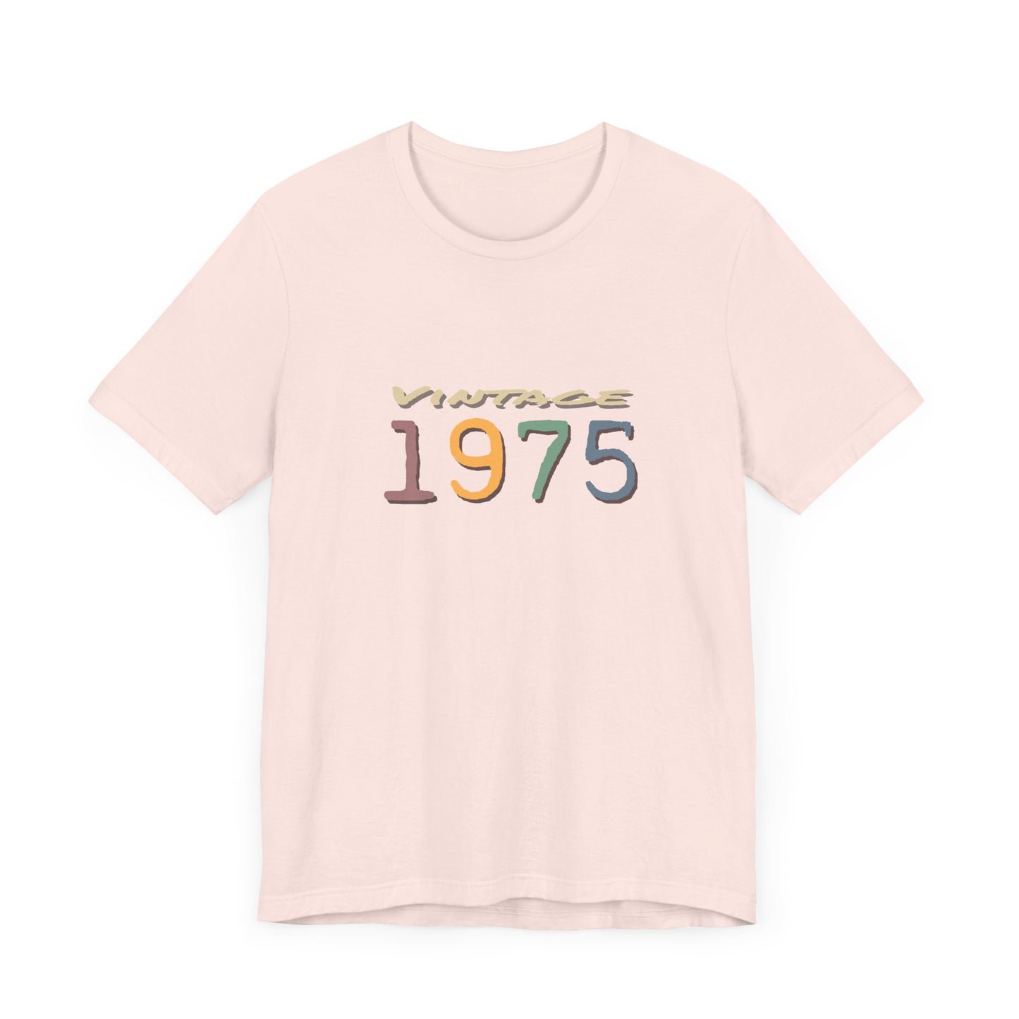 Vintage 1975 Unisex T-Shirt - Retro Grafik T-Shirt