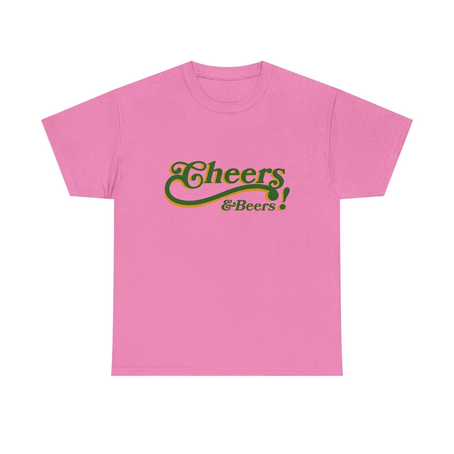 Cheers & Beers Unisex-T-Shirt aus schwerer Baumwolle – Perfekt für Feiern und zwanglose Ausflüge
