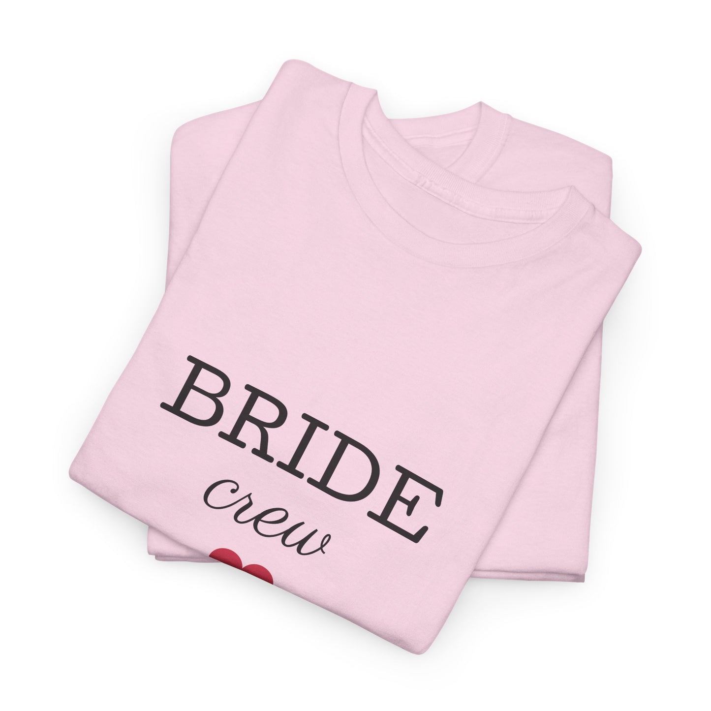 Bride Crew Unisex-T-Shirt aus schwerer Baumwolle – Perfekt für Brautpartys