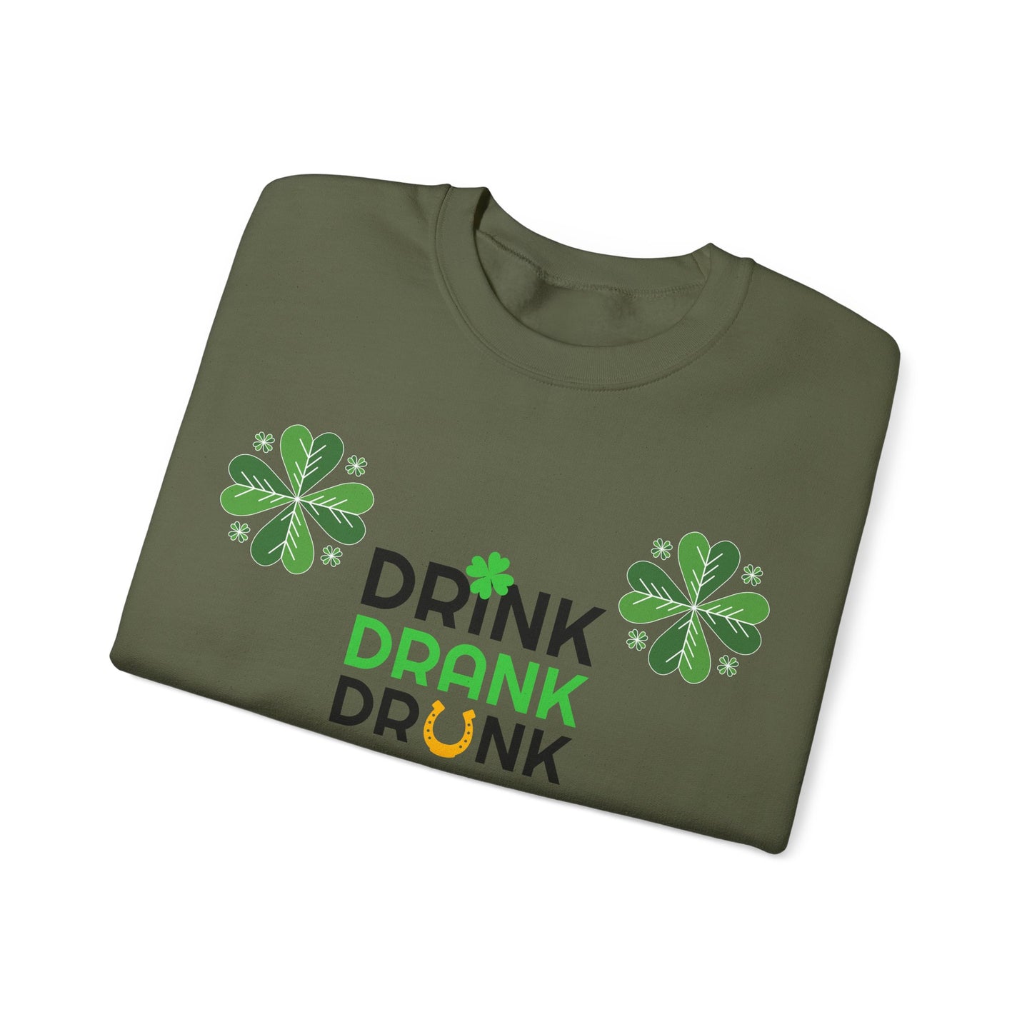 St. Patricks Day Getränk Crewneck Sweatshirt
