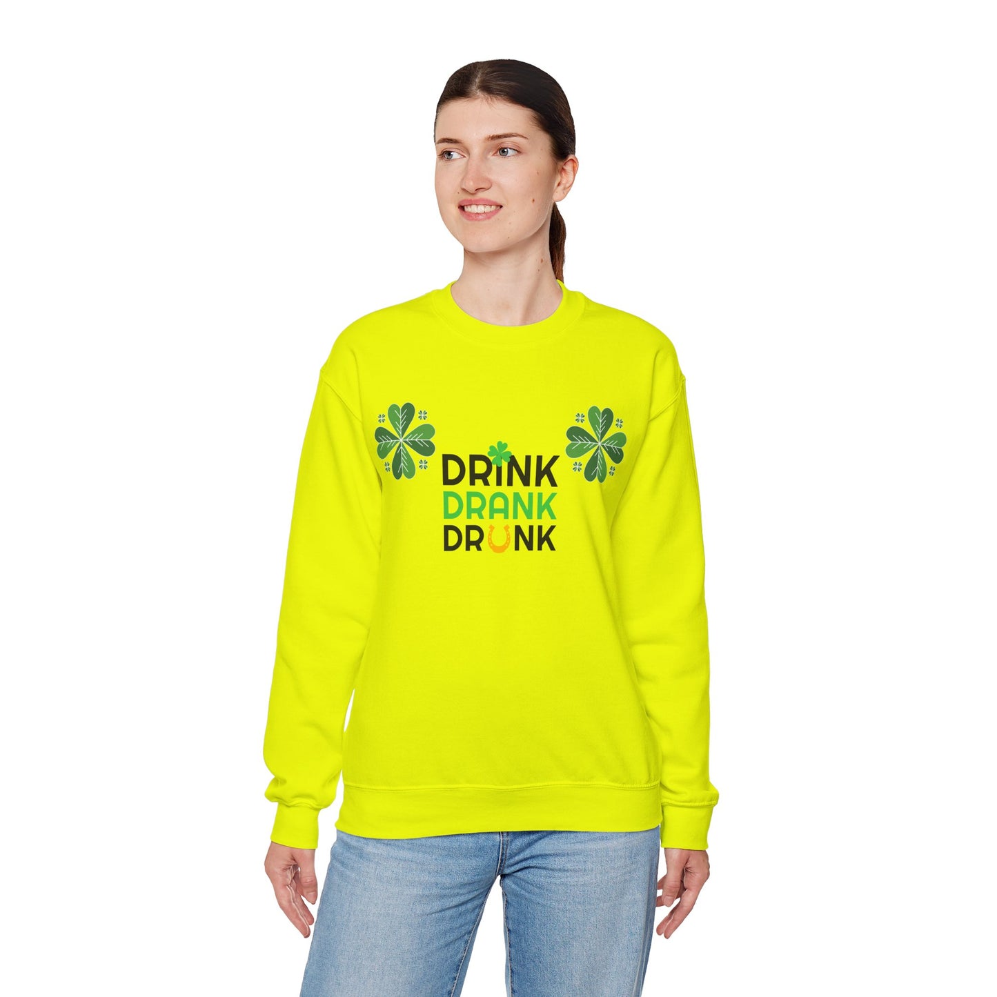 St. Patricks Day Getränk Crewneck Sweatshirt