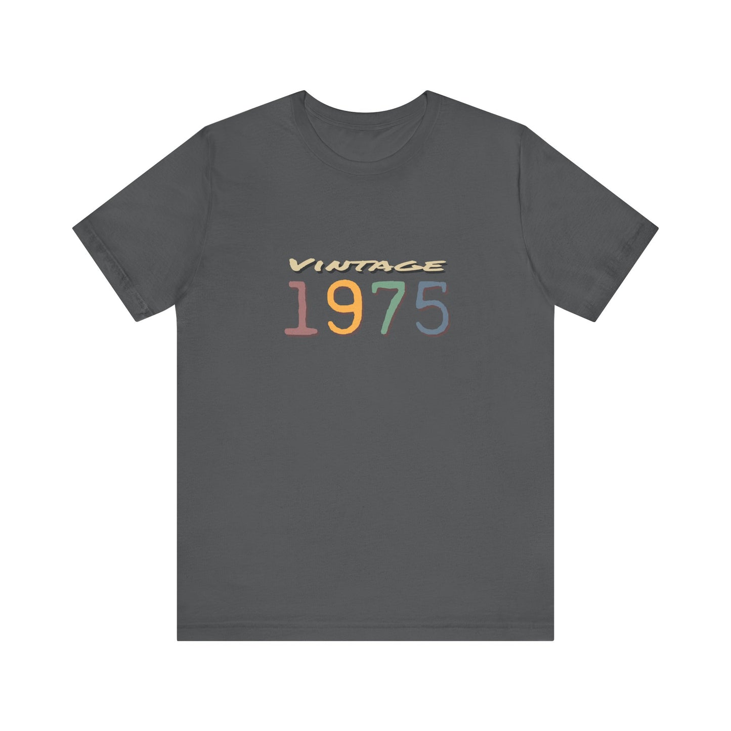 Vintage 1975 Unisex T-Shirt - Retro Grafik T-Shirt