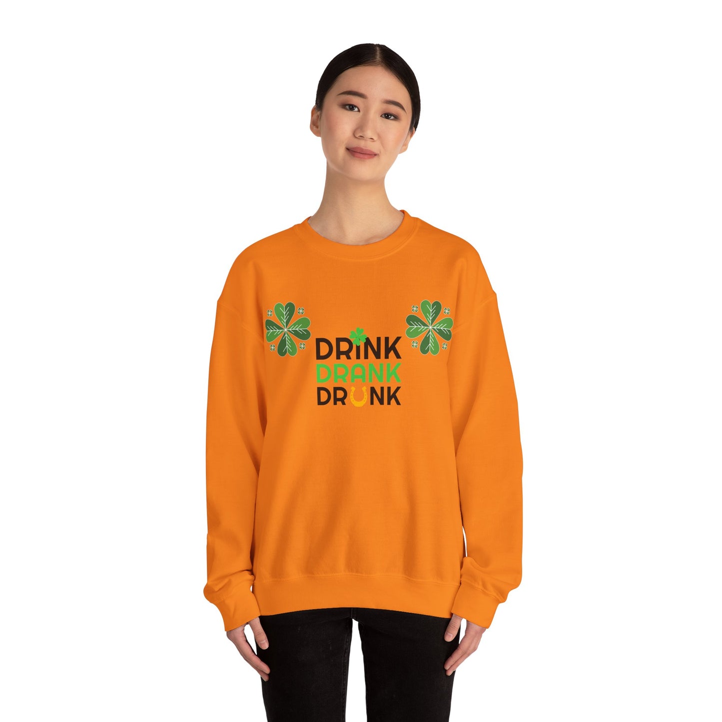 St. Patricks Day Getränk Crewneck Sweatshirt