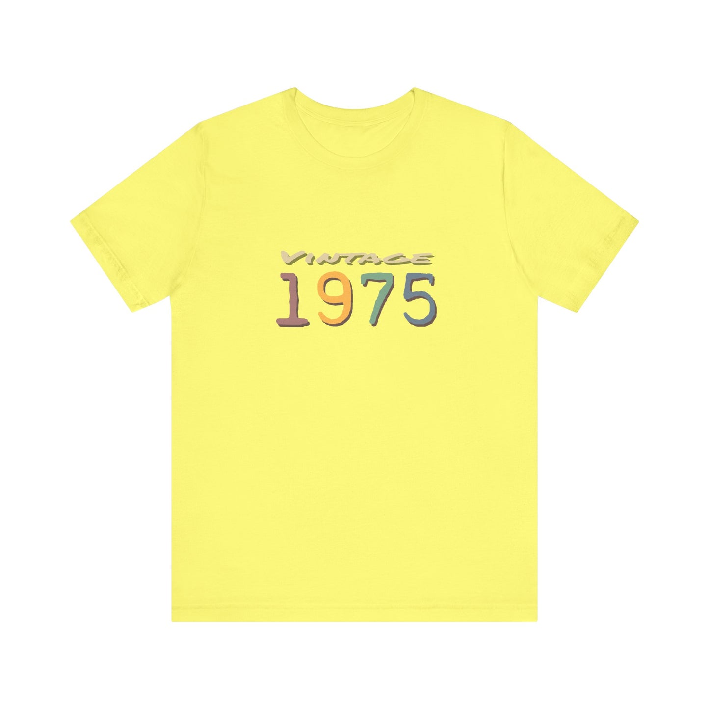 Vintage 1975 Unisex T-Shirt - Retro Grafik T-Shirt