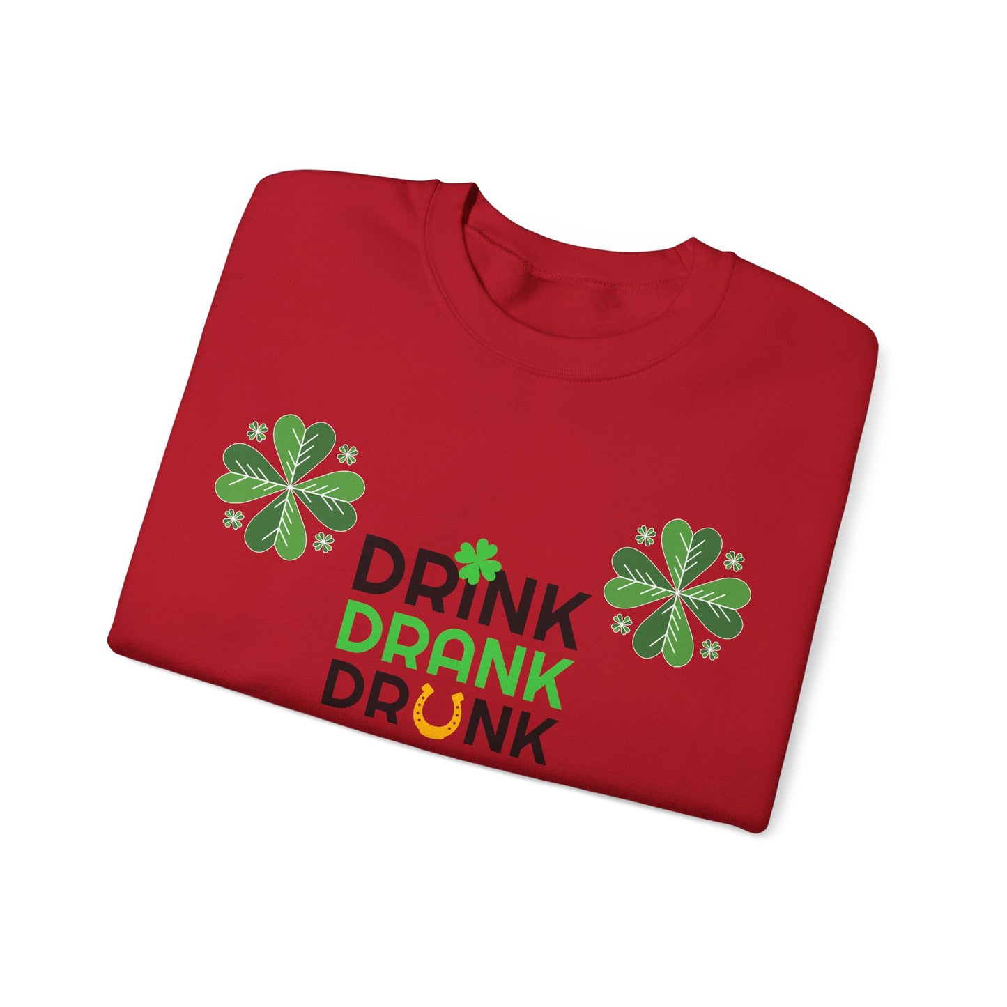 St. Patricks Day Getränk Crewneck Sweatshirt