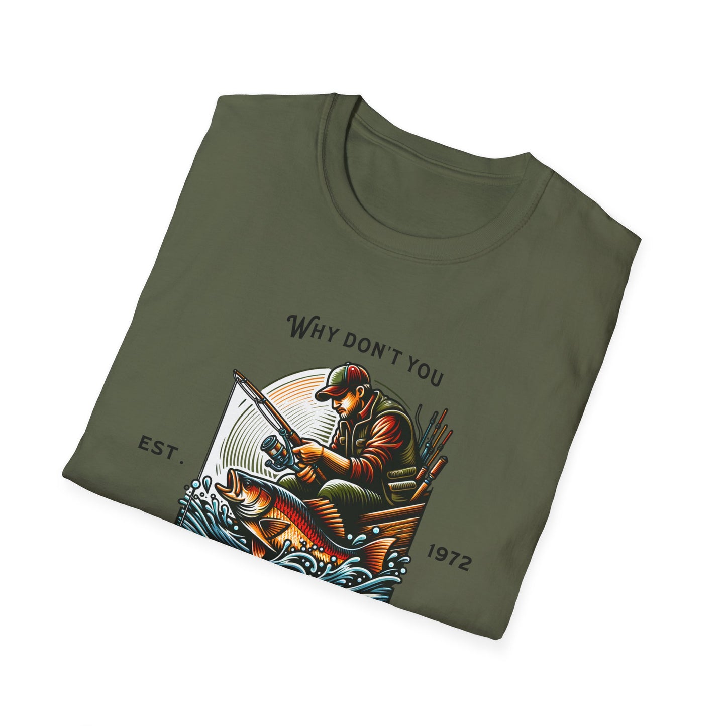 T-Shirt mit Grafik für Fischer – „Check Out My Flies“ Outdoor-T-Shirt