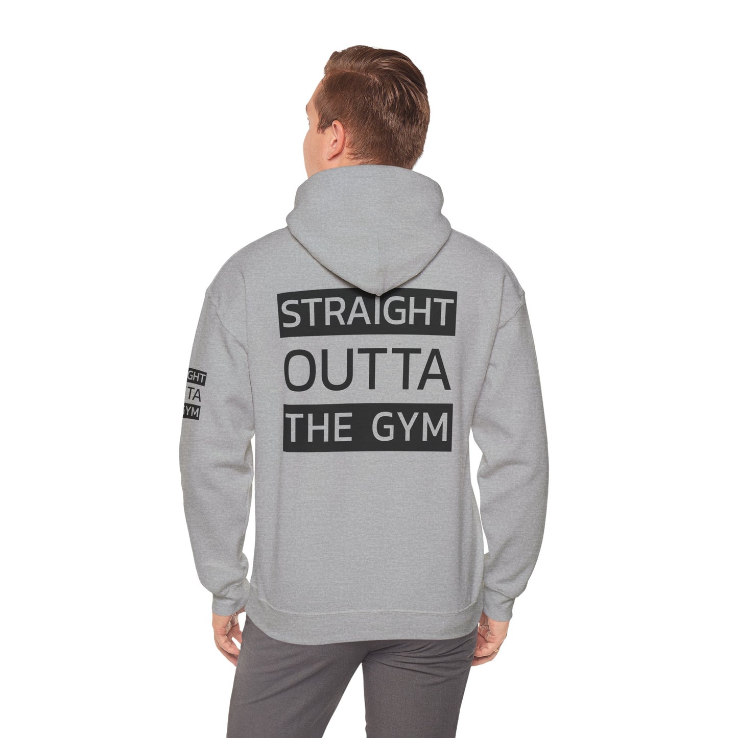 Straight Outta The Gym Unisex Heavy Blend™ Hoodie - Fitness-Motivations-Sweatshirt