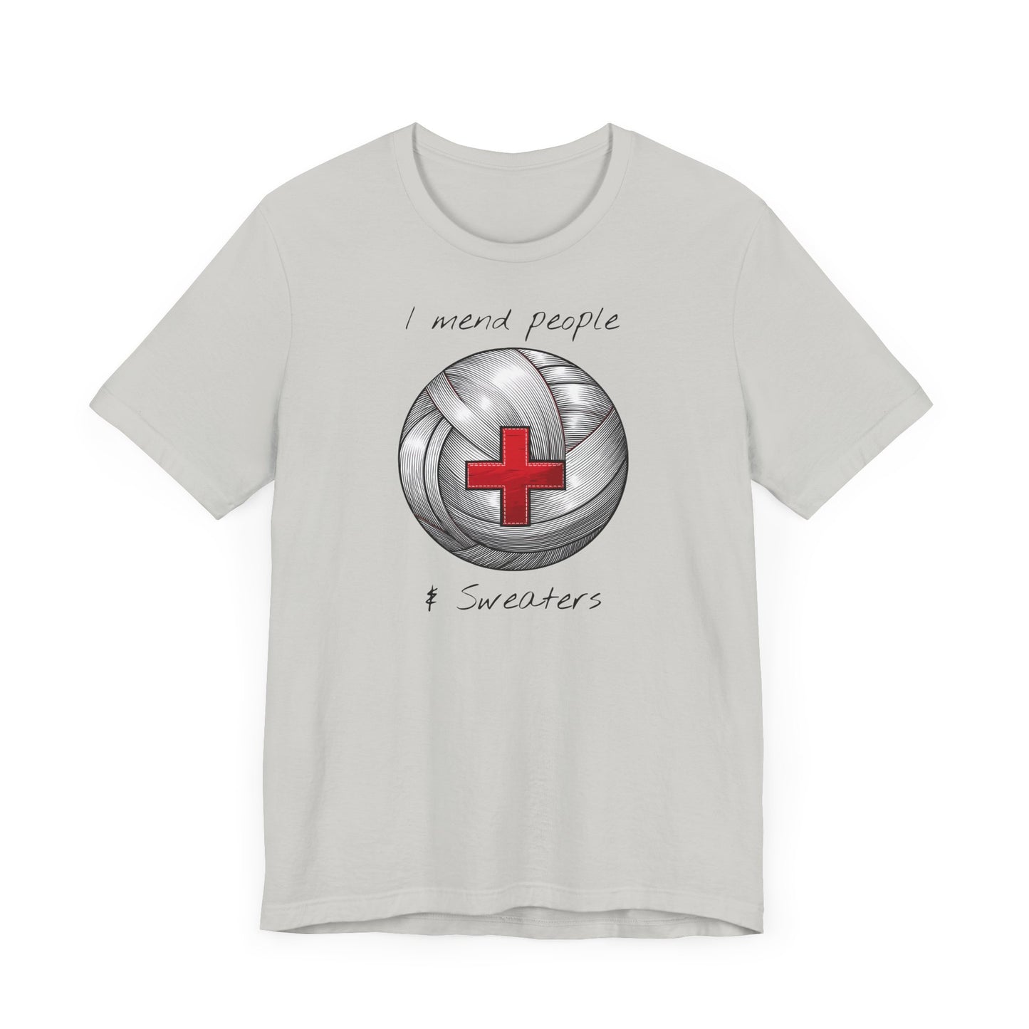 Krankenschwester Strick-T-Shirt - Unisex Jersey